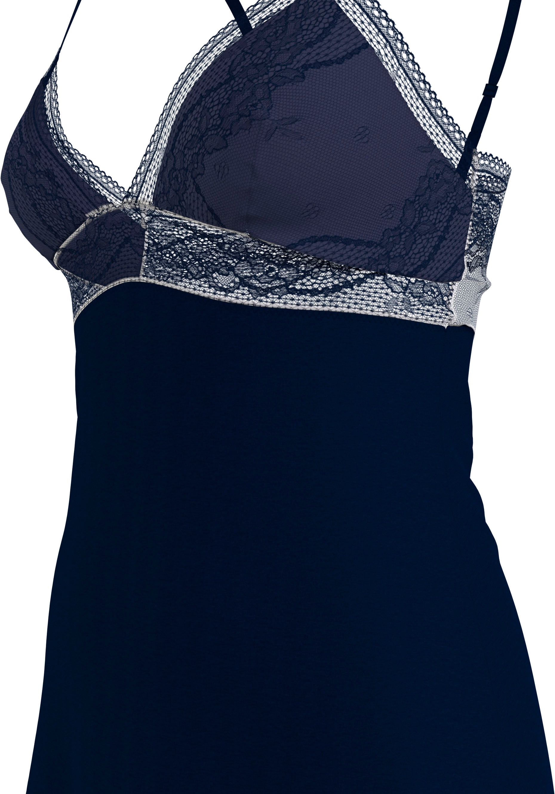 Tommy Hilfiger Underwear Nachthemd »NIGHTDRESS«, mit Spitze, verstellbare Träger
