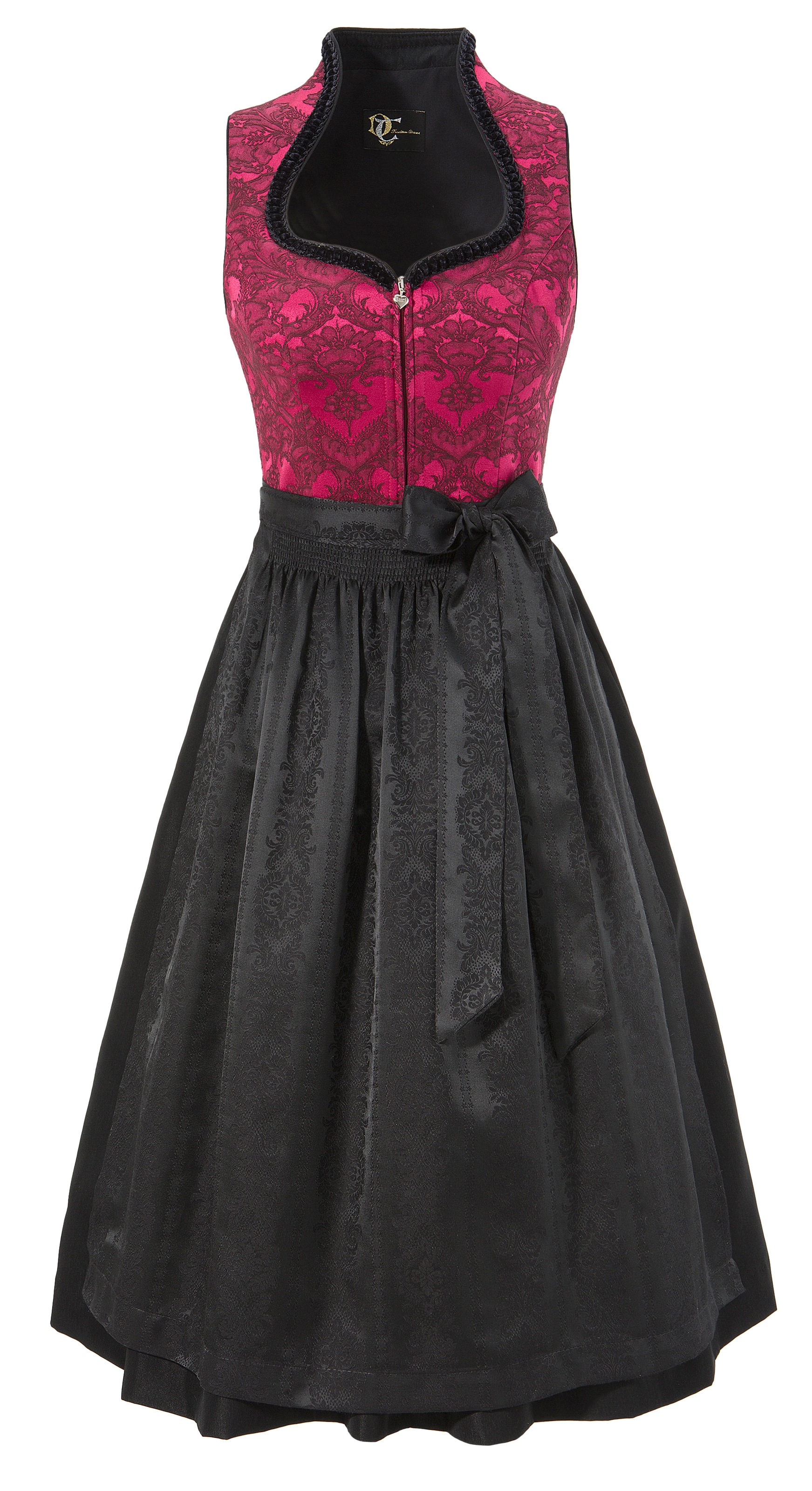 Image of Turi Landhaus Dirndl, (2 tlg.), Damen, midi mit Samtborte - Made in Europe bei Ackermann Versand Schweiz