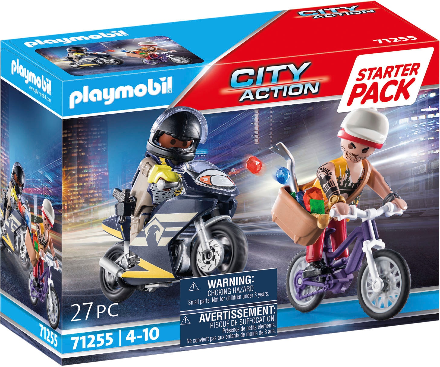 Konstruktions-Spielset »Starter Pack, SEK und Juwelendieb (71255), City Action«, (27...