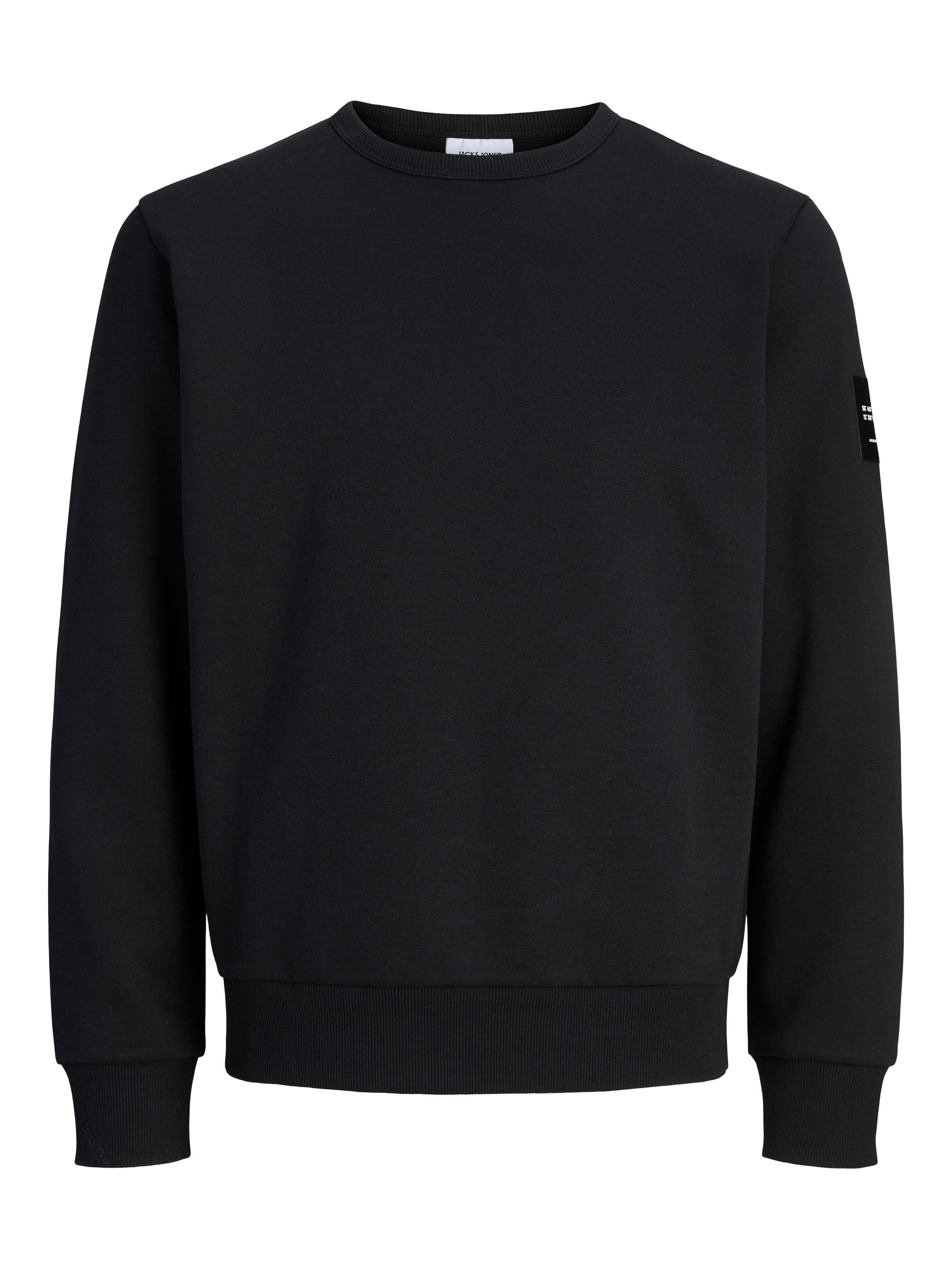 Jack & Jones PlusSize Sweat-shirt »JJCLEVELAND SWEAT CREW NECK PLS«, mélange de matériaux, coupe régulière
