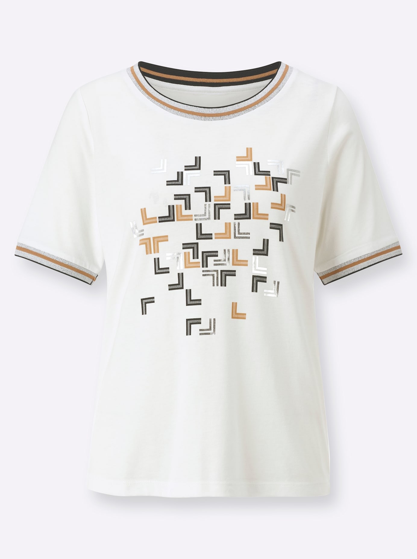 Inspirationen T-shirt à manches courtes »Rundhals-Shirt« 1 cuis