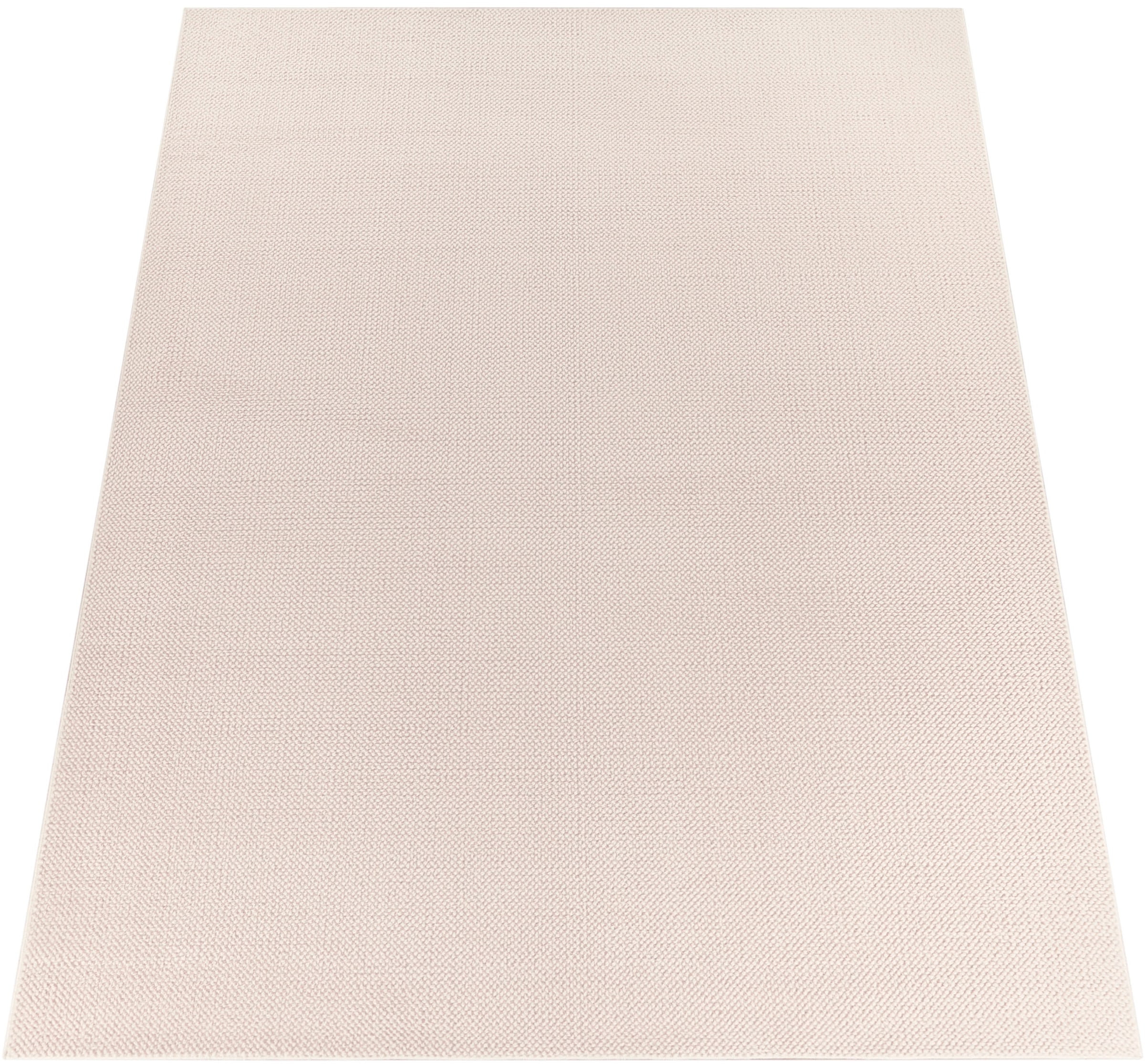 Paco Home Teppich »Sevilla 521«, rechteckig, 16 mm Höhe, Kurzflor, Uni Farben, weich & kuschelig, Hoch-Tief Effekt, Wohnzimmer