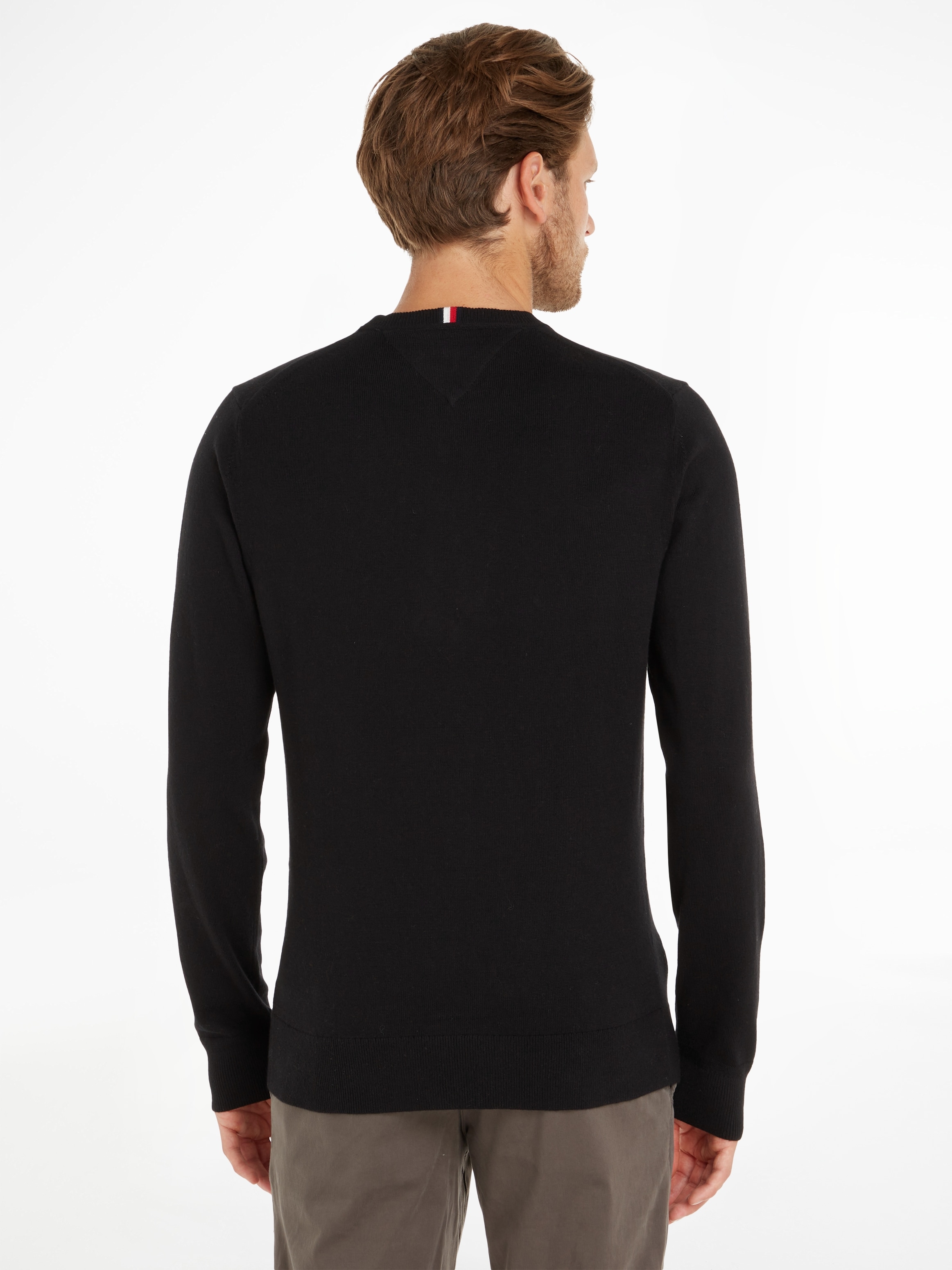 Tommy Hilfiger Pull à col rond »PIMA ORG CTN CASHMERE CREW NECK«