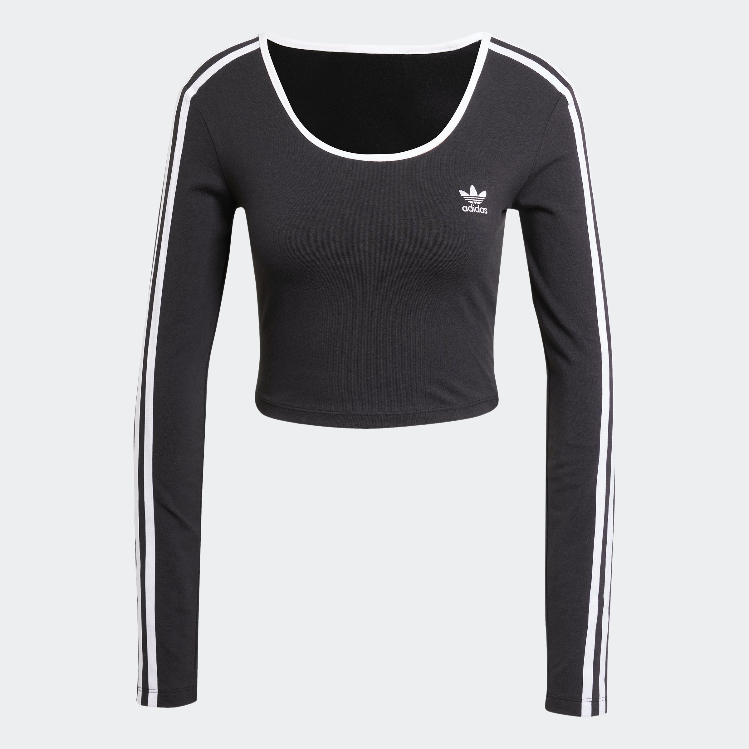 adidas Originals Langarmshirt »3S LS CROP«