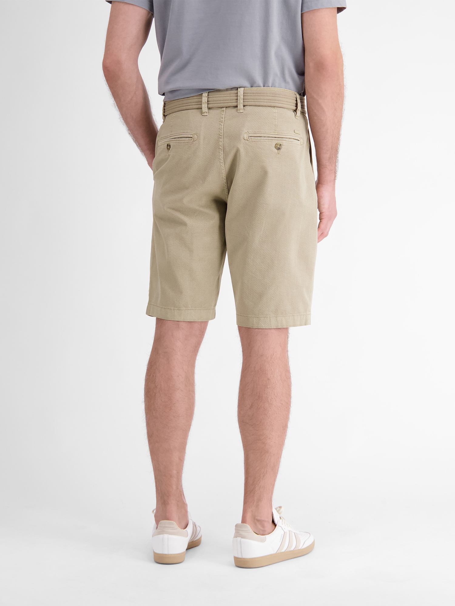 LERROS Bermudas »LERROS Chino-Bermuda mit Gürtel«