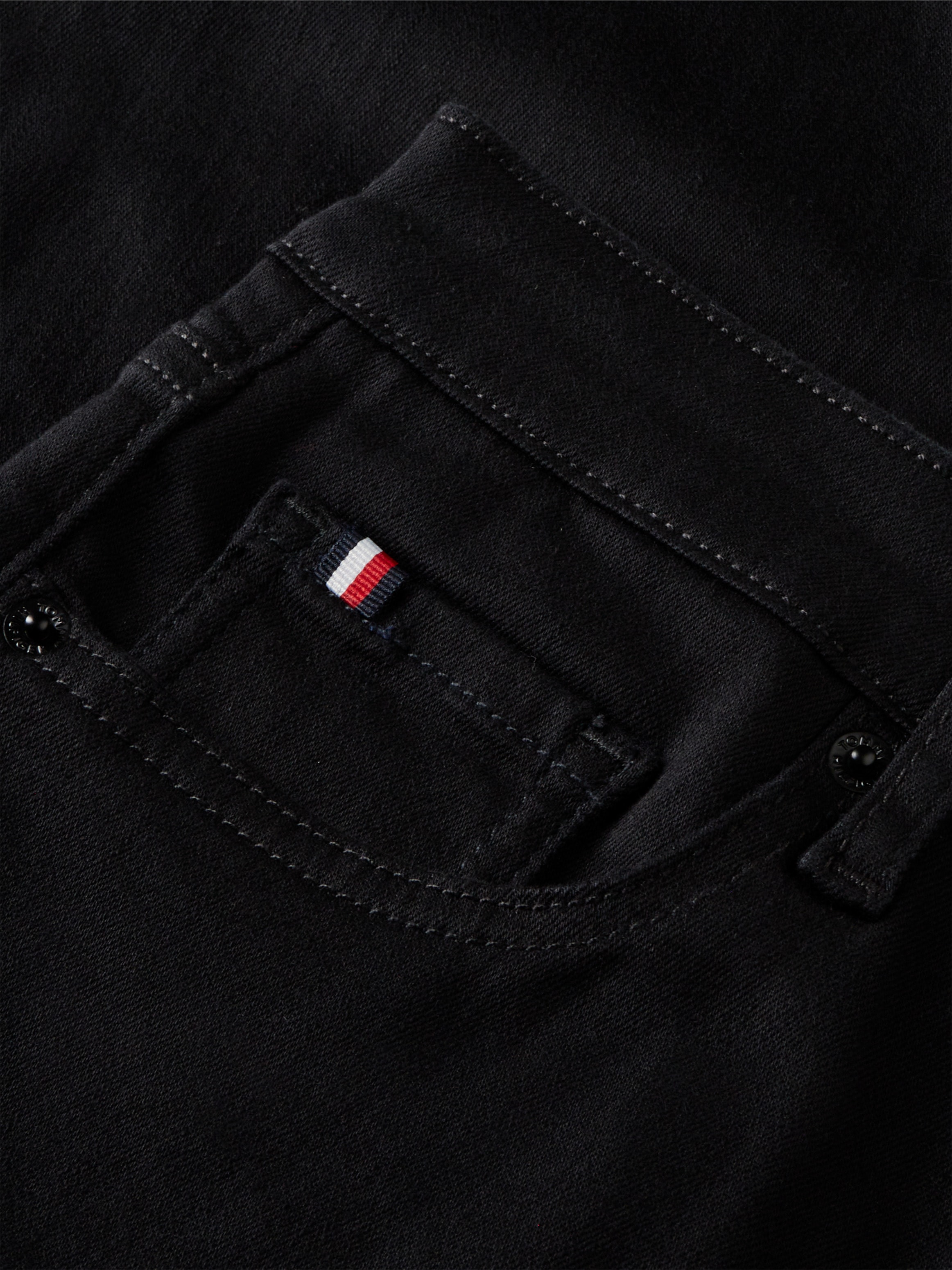 Tommy Hilfiger Jeans skinny »COMO MID RISE SKINNY STAY BLACK« Mélange de coton, taille régulière