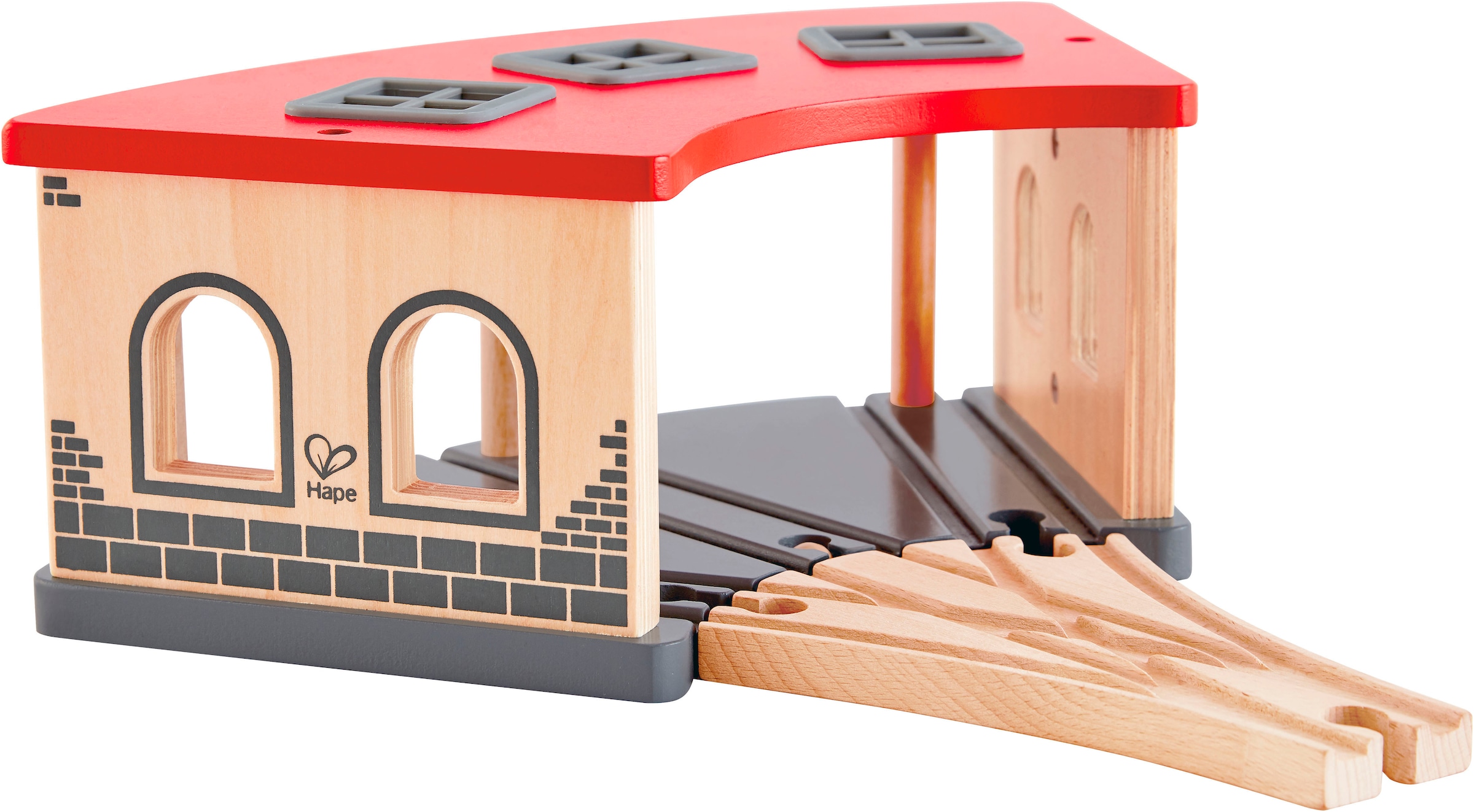 Hape Spielzeugeisenbahn-Gebäude »Grosser Lokschuppen«