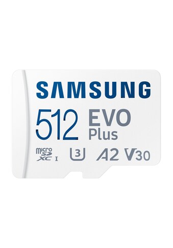 Speicherkarte »Evo Plus 512GB«, (130 MB/s Lesegeschwindigkeit)