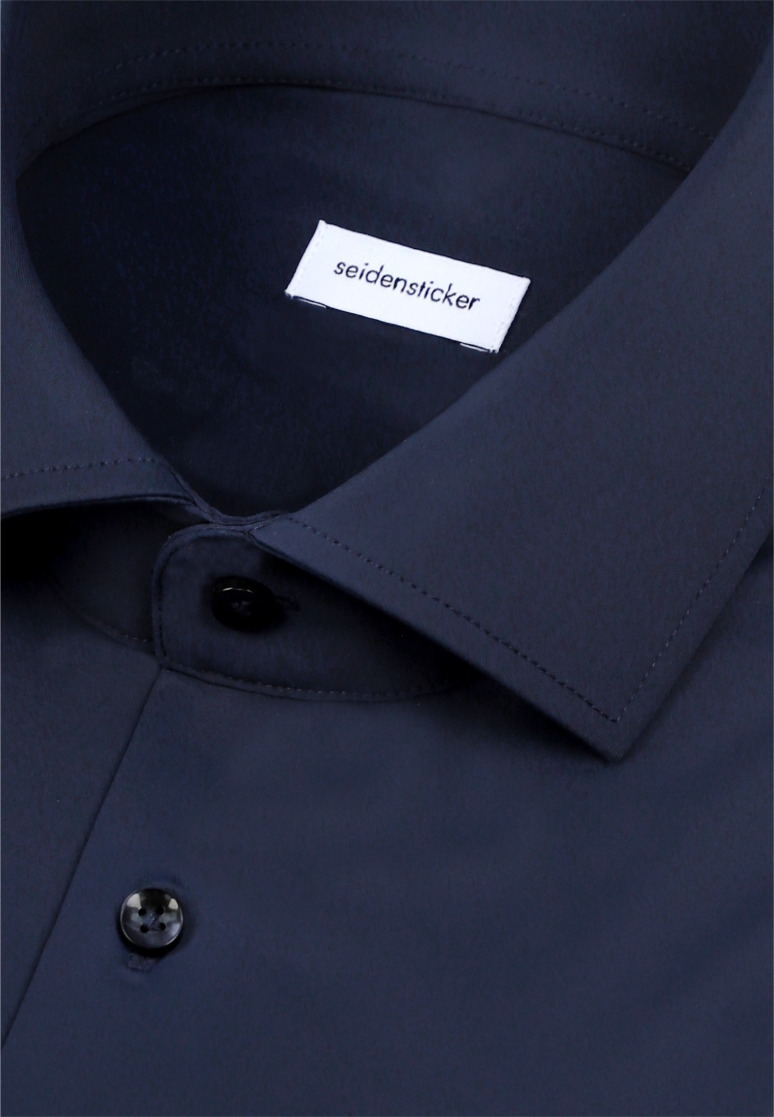 seidensticker Businesshemd »Schwarze Rose« Slim 1/1 Kentkragen Uni