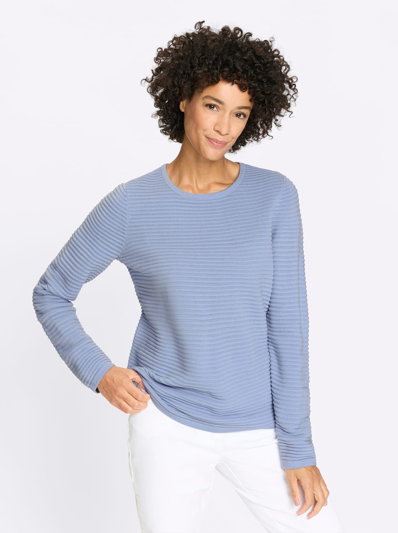   Pull à col rond »Langarm-Pullover«