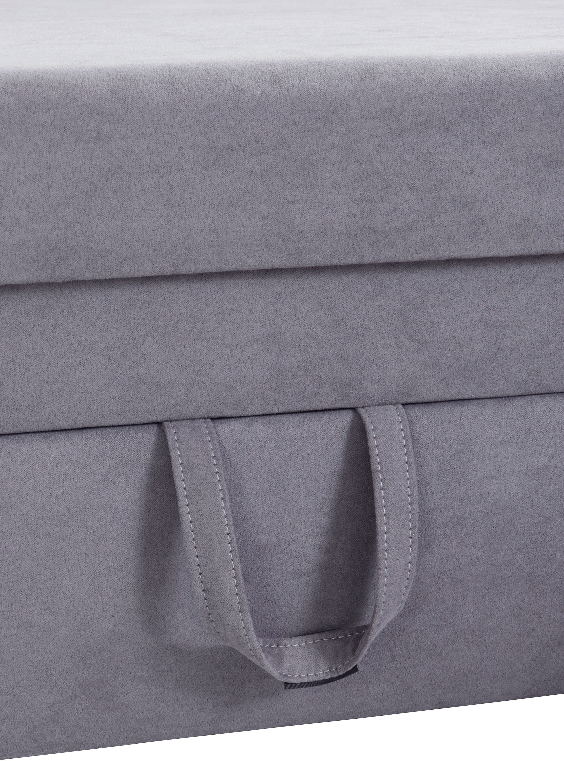 Places of Style Wohnlandschaft »Lolland U-Form«, Wahlweise mit Bettfunktion und Stauraum, auch mit abwischbarem Bezug