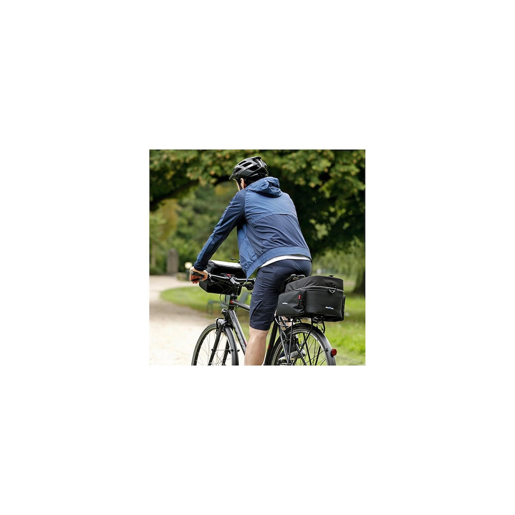 KlickFix Fahrradtasche »für Gepäckträger Rackpack Touring Racktime«