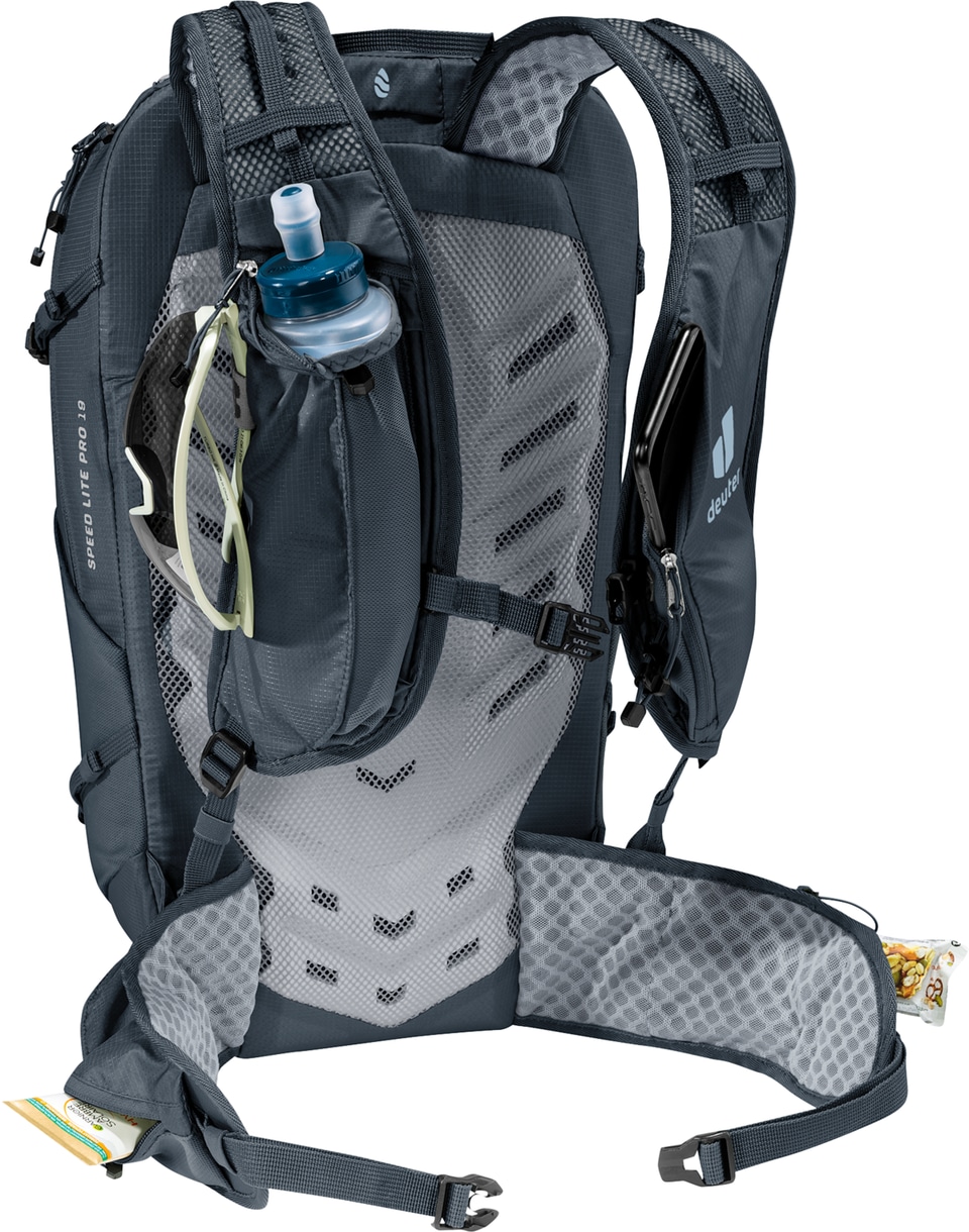 deuter Sac à dos de randonnée »SPEED LITE PRO 19« für schnelle Touren, mit Taschen an Schulterträgern und Hüftflossen