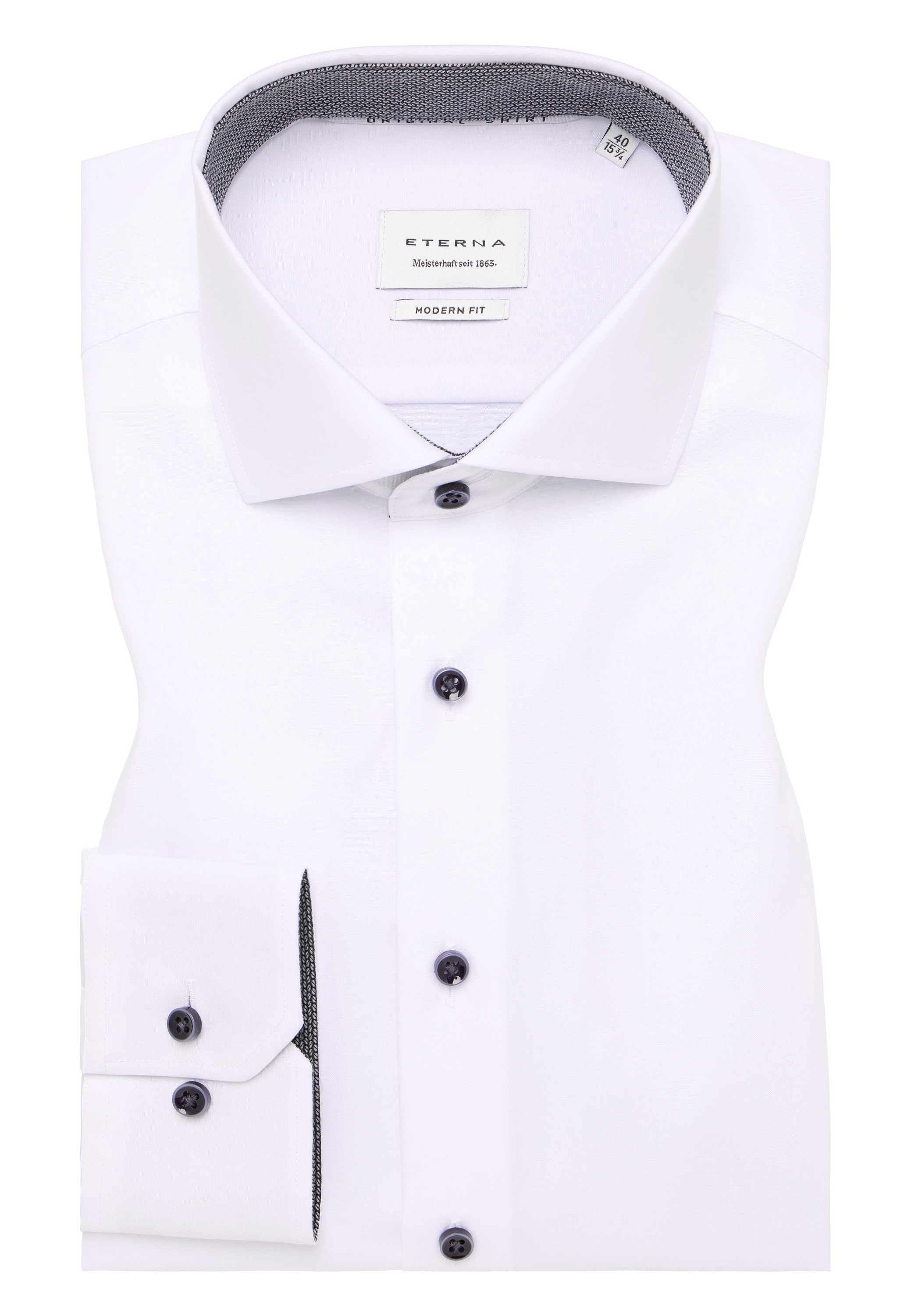 Eterna Langarmhemd »MODERN FIT« NON IRON (bügelfrei)