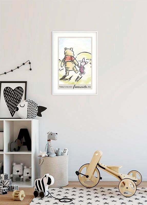 ♕ Komar Poster »Winnie Pooh Today«, Disney, (1 St.), Kinderzimmer,  Schlafzimmer, Wohnzimmer versandkostenfrei auf