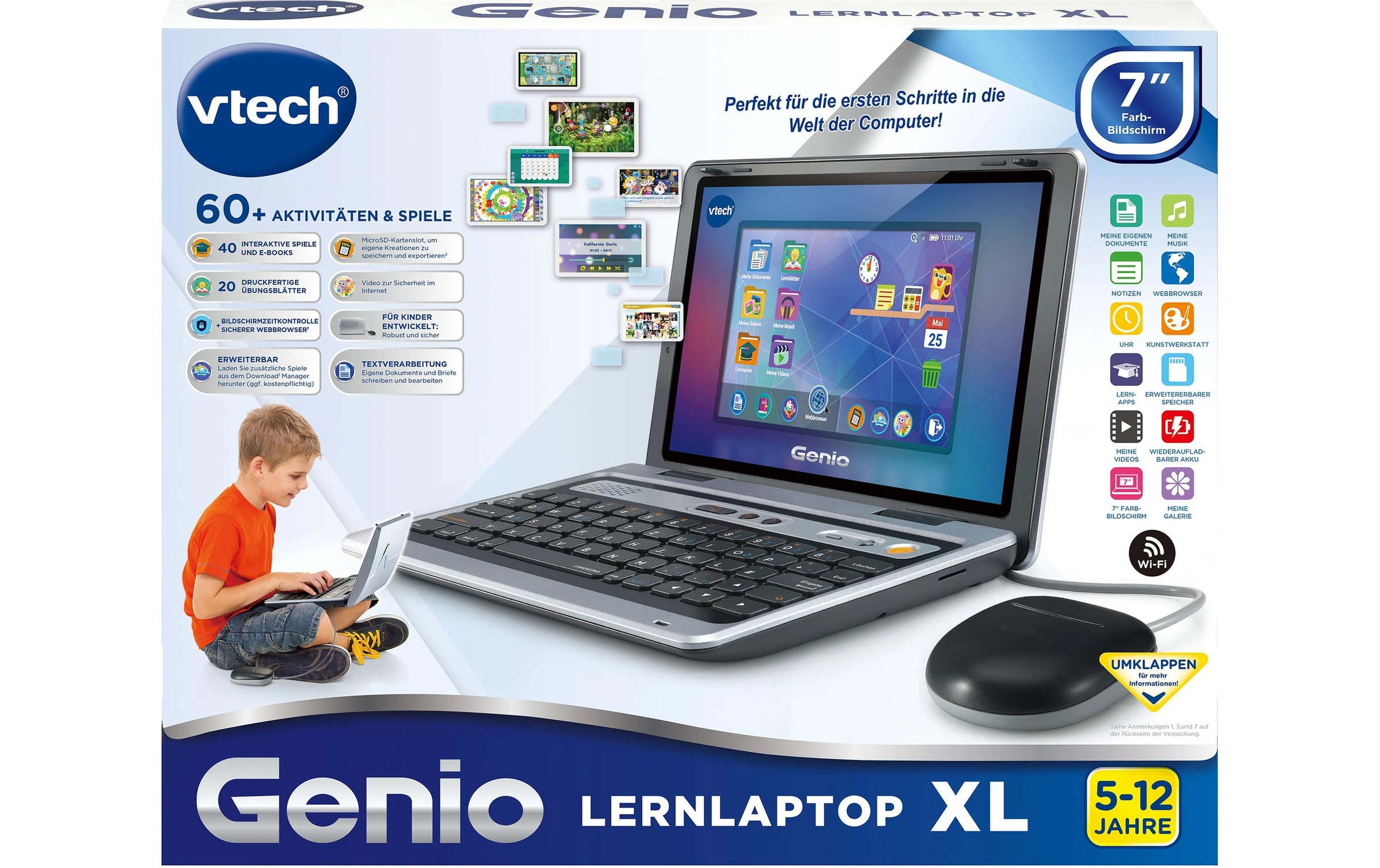 Vtech® Lerntablet »School & Go, Genio Lernlaptop XL«