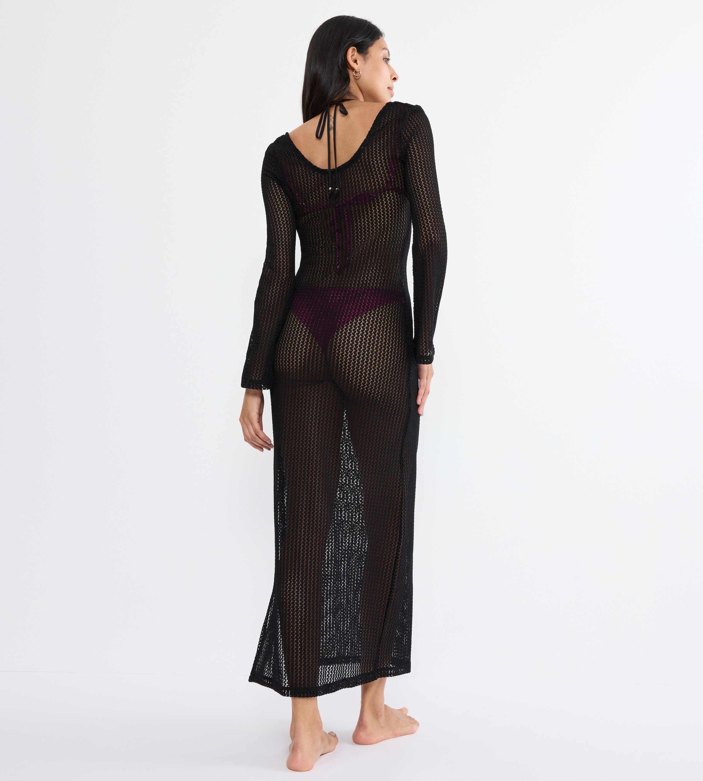 Triumph Strandkleid »Beach MyWear Crochet Long Dress LSL« weiches Häkeldesign