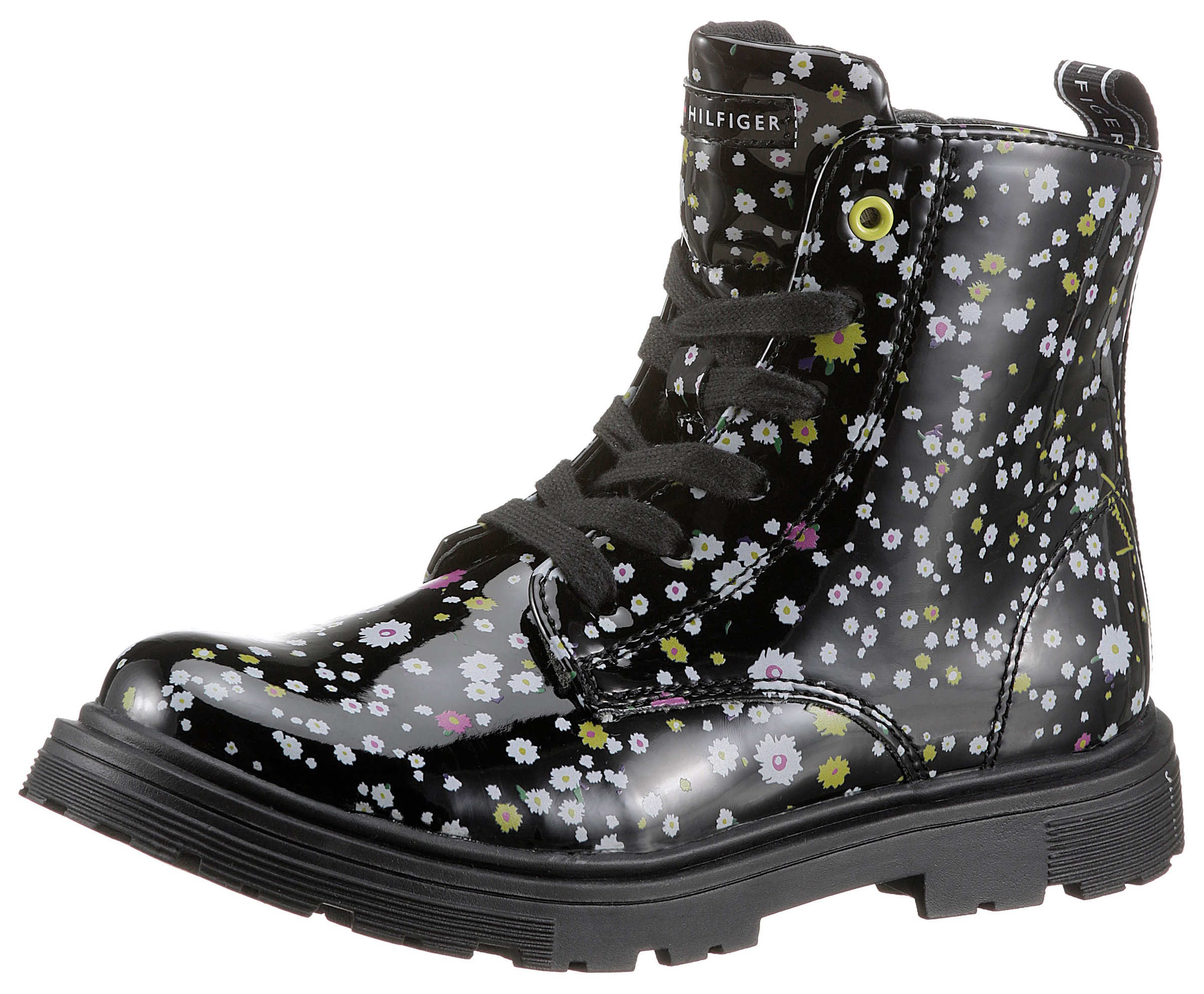 Image of Tommy Hilfiger Schnürboots, mit Blümchendruck bei Ackermann Versand Schweiz