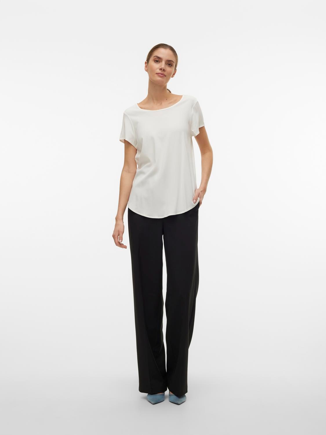 Vero Moda Blusenshirt »VMBELLA SS TOP WVN GA NOOS«