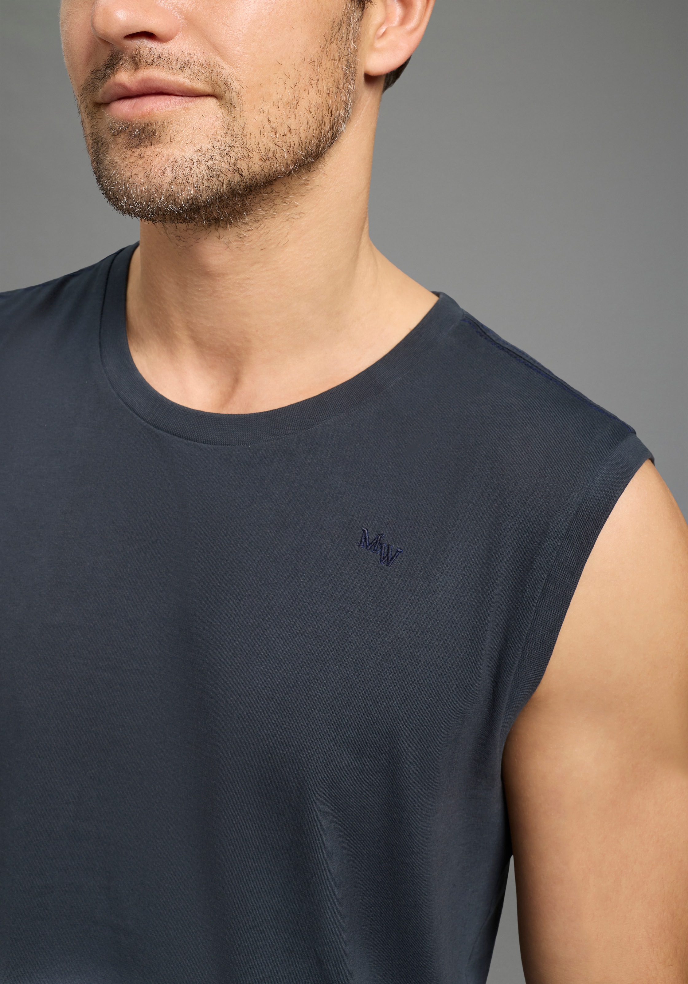 Man's World Muscleshirt »Neue Kollektion!« casual Stil, normale Passform, mit Rundhalsausschnitt