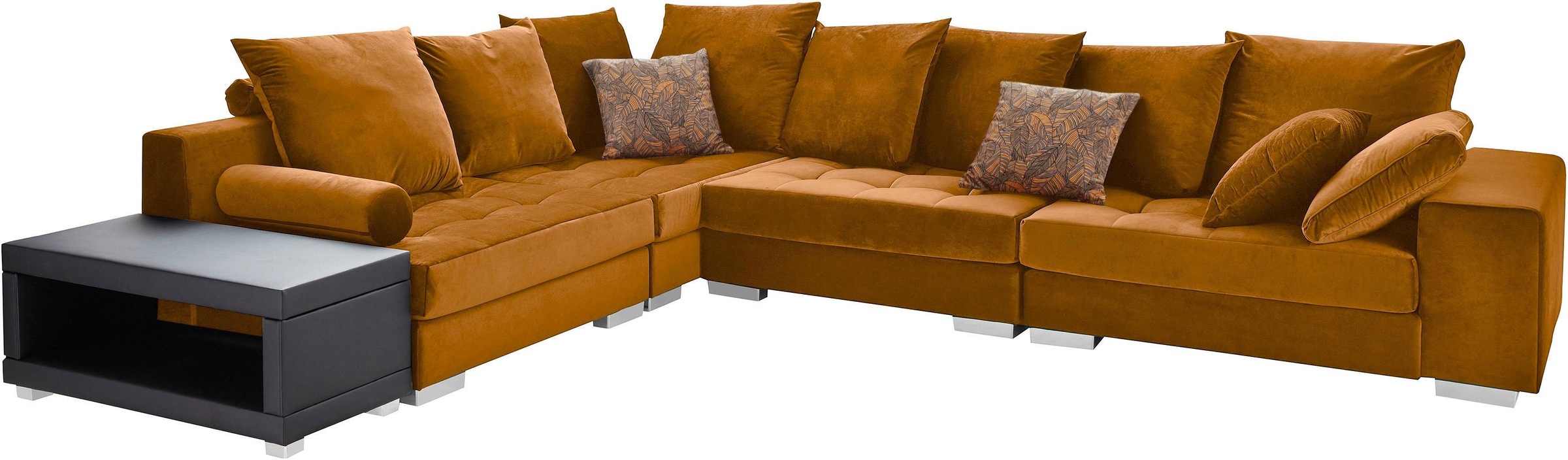 Image of INOSIGN Ecksofa »Vale«, incl. Couchtisch, Steppung im Sitzbereich, Federkern bei Ackermann Versand Schweiz
