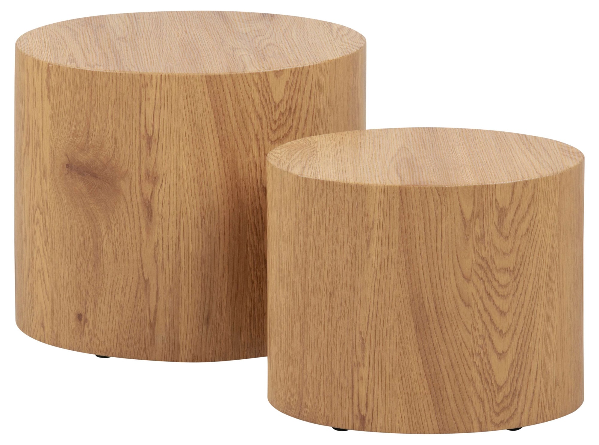 Image of ACTONA GROUP Couchtisch "Mice 2er Set - oval, skandinavisch & modern, pflegeleicht, Komplettset" Couchtisch, Beistelltisch, OTTOs Choice, Langlebiger Beistelltisch in mehreren Farben erhältlich