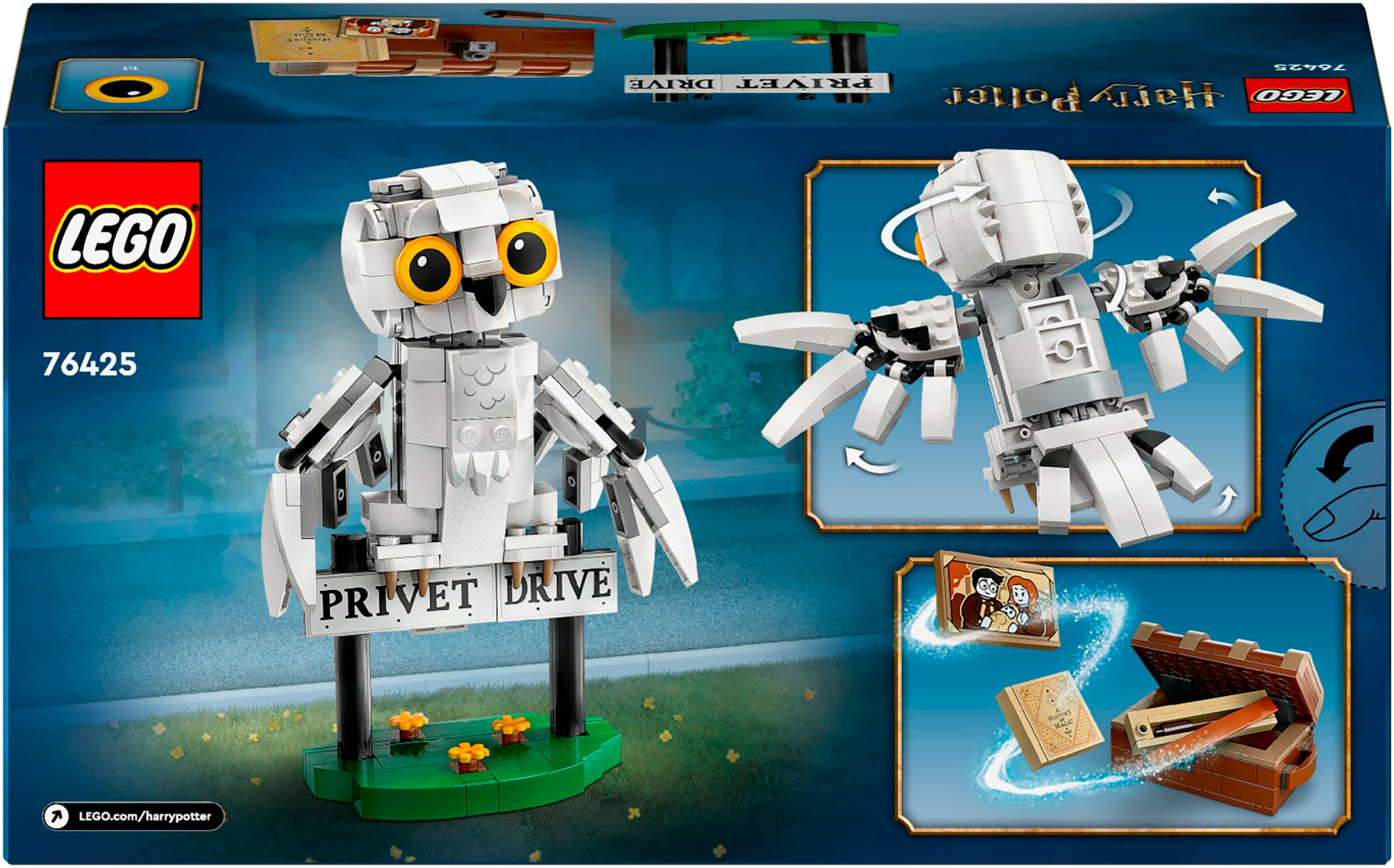 LEGO® Pions de construction »Hedwig™ im Ligusterweg 4 (76425), LEGO® Harry Potter™« Made in Europe