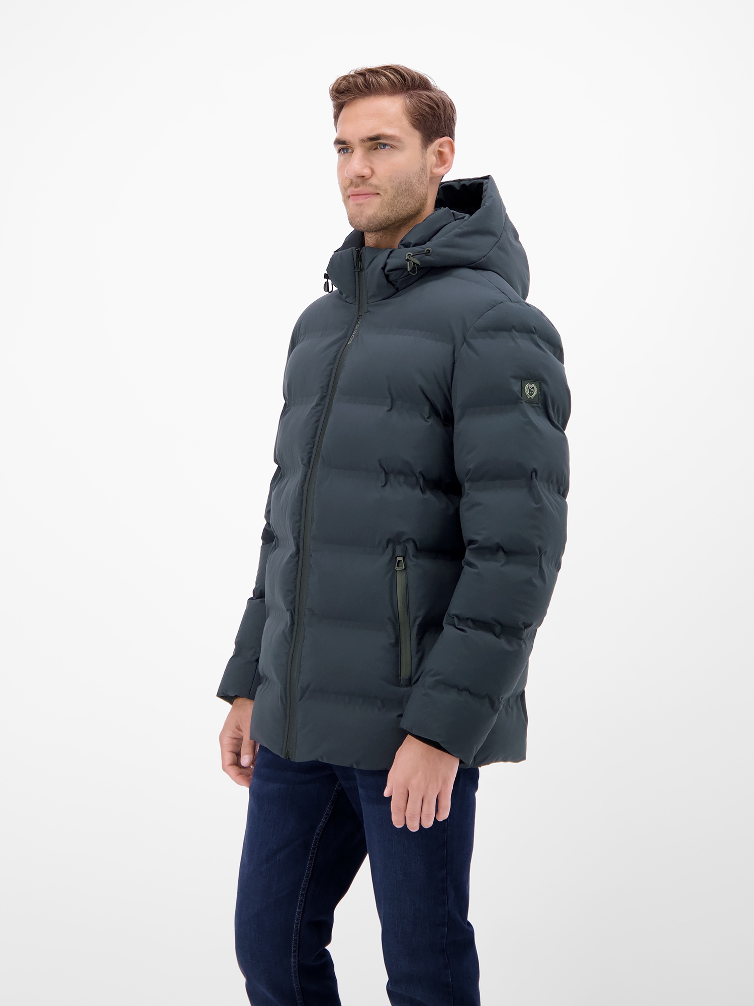 LERROS Veste d'hiver »Herren Winterjacke - smart und unkompliziert« mit Kapuze