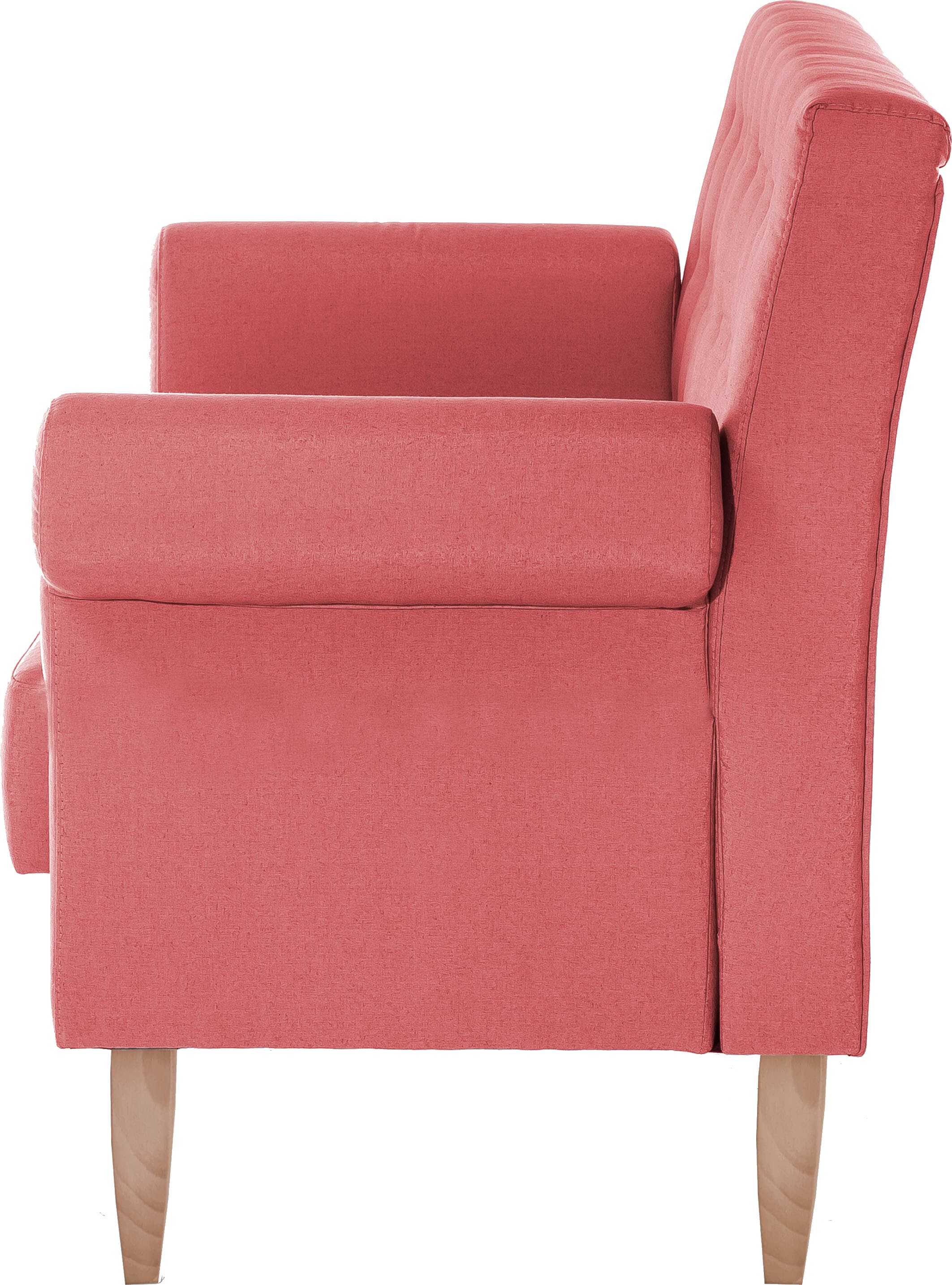 Home affaire Canapé de cuisine »Scalea« inkl. 2 Stk. Zierkissen, in verschiedenen Stoffen und Farben