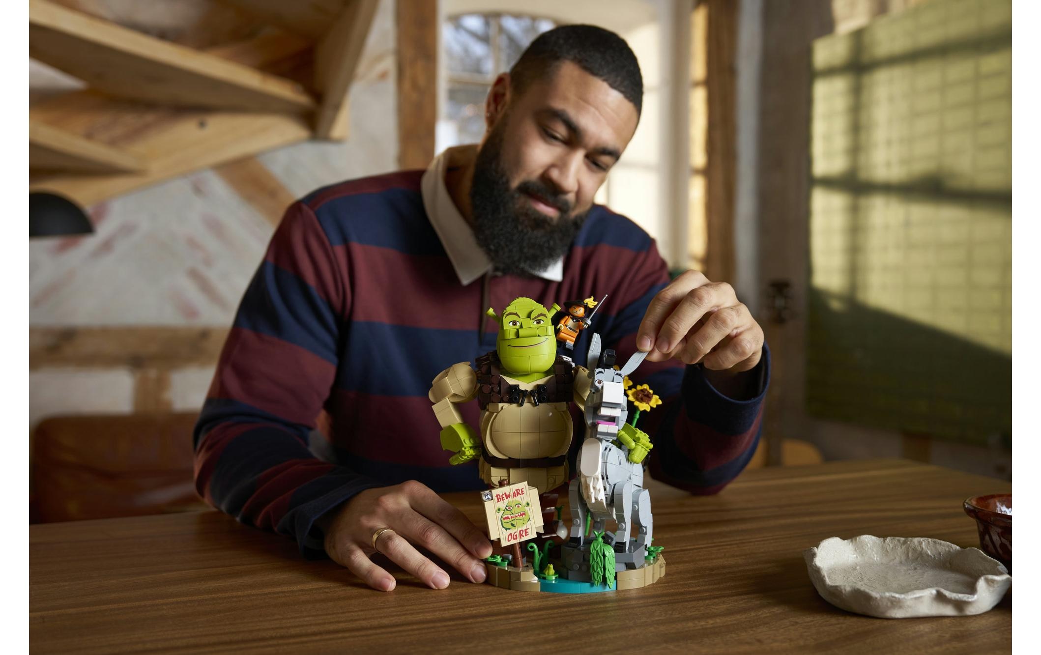 LEGO® Pions de construction »Shrek, Esel und Der Gestiefelte Kater (72423), LEGO Shrek« fabriqué en Europe