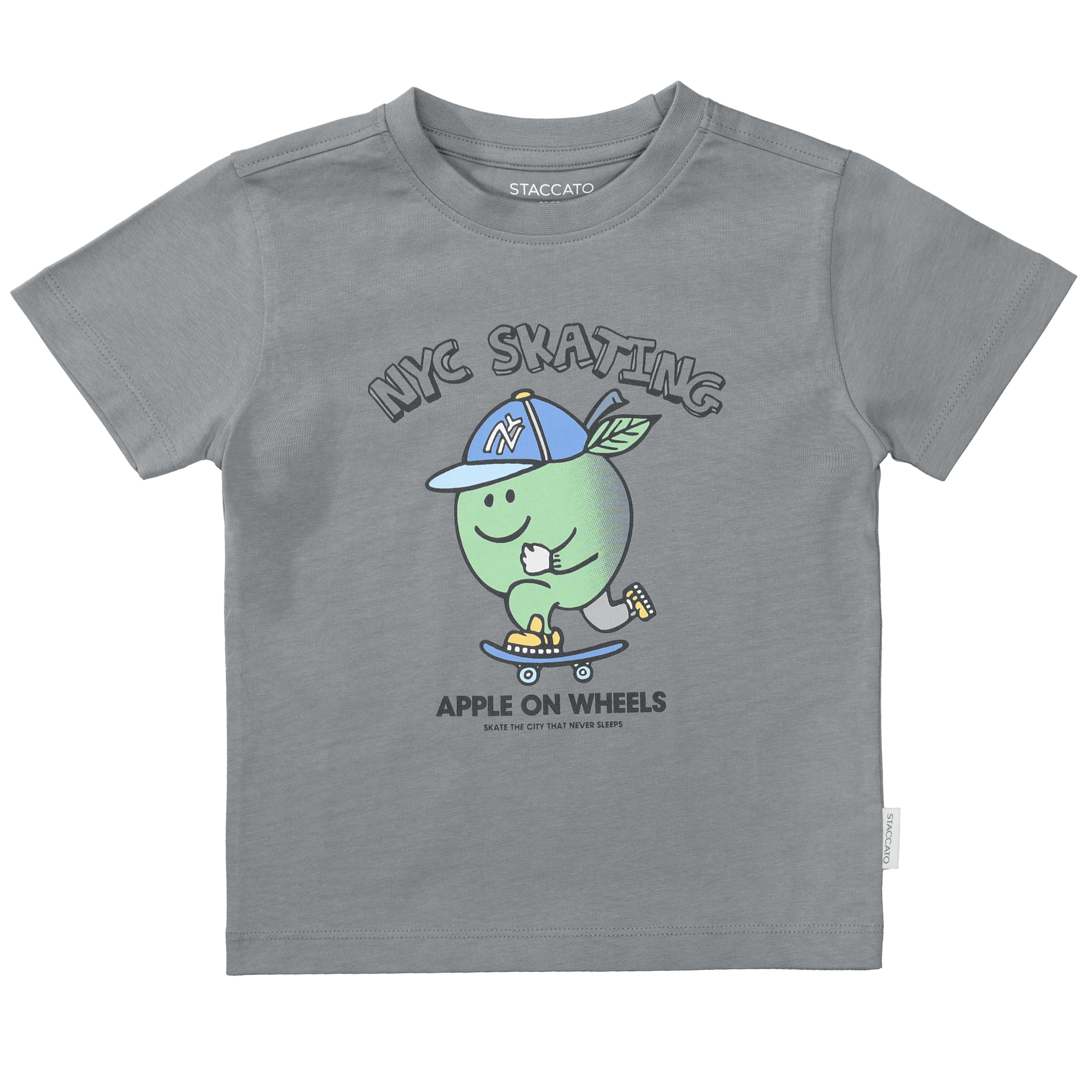 STACCATO T-shirt 2 pièces 2er Pack kurzarm, geringelt, Motiv-Print, für Boys