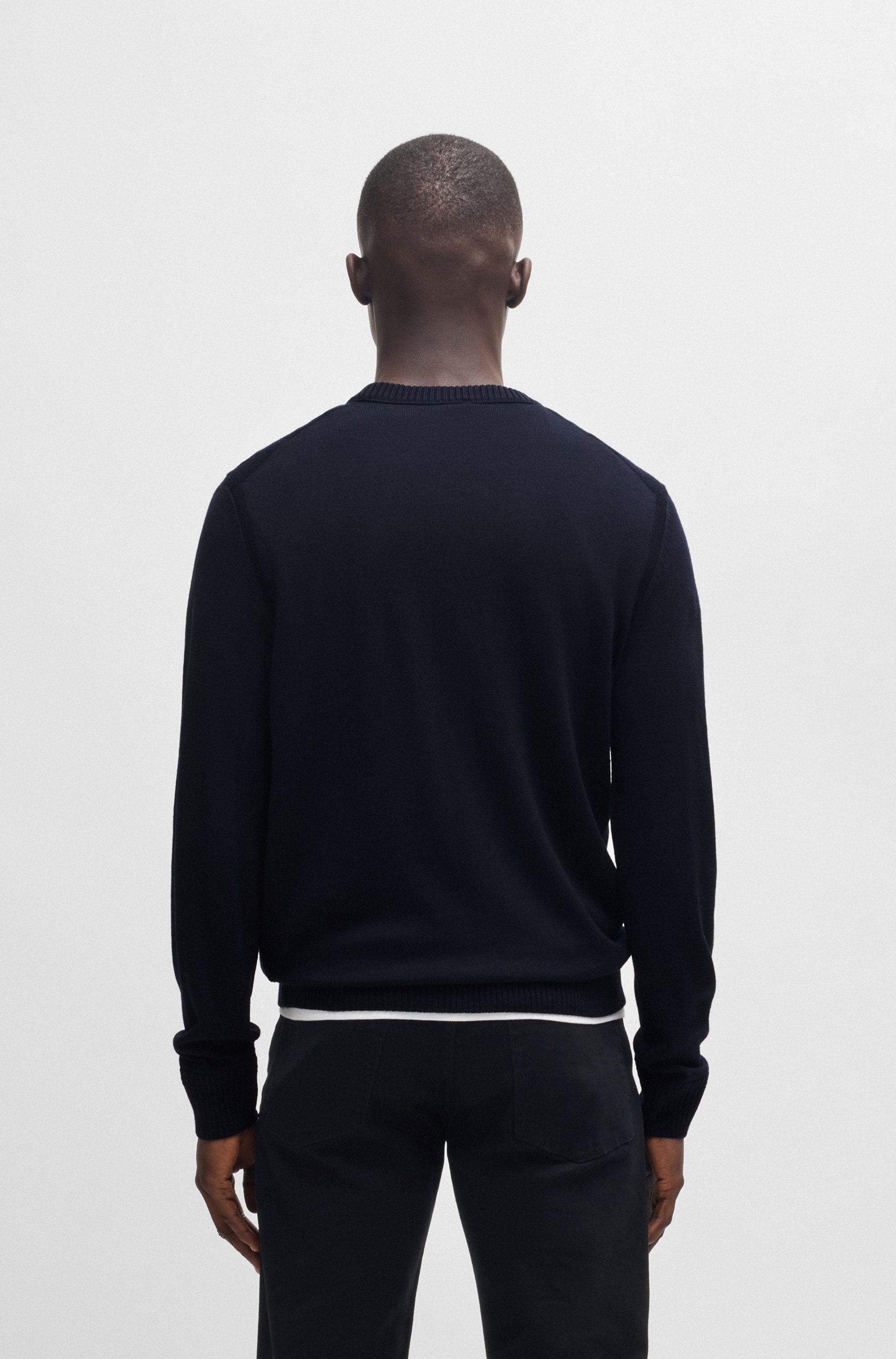 BOSS ORANGE Strickpullover »Avac« mit Schurwolle