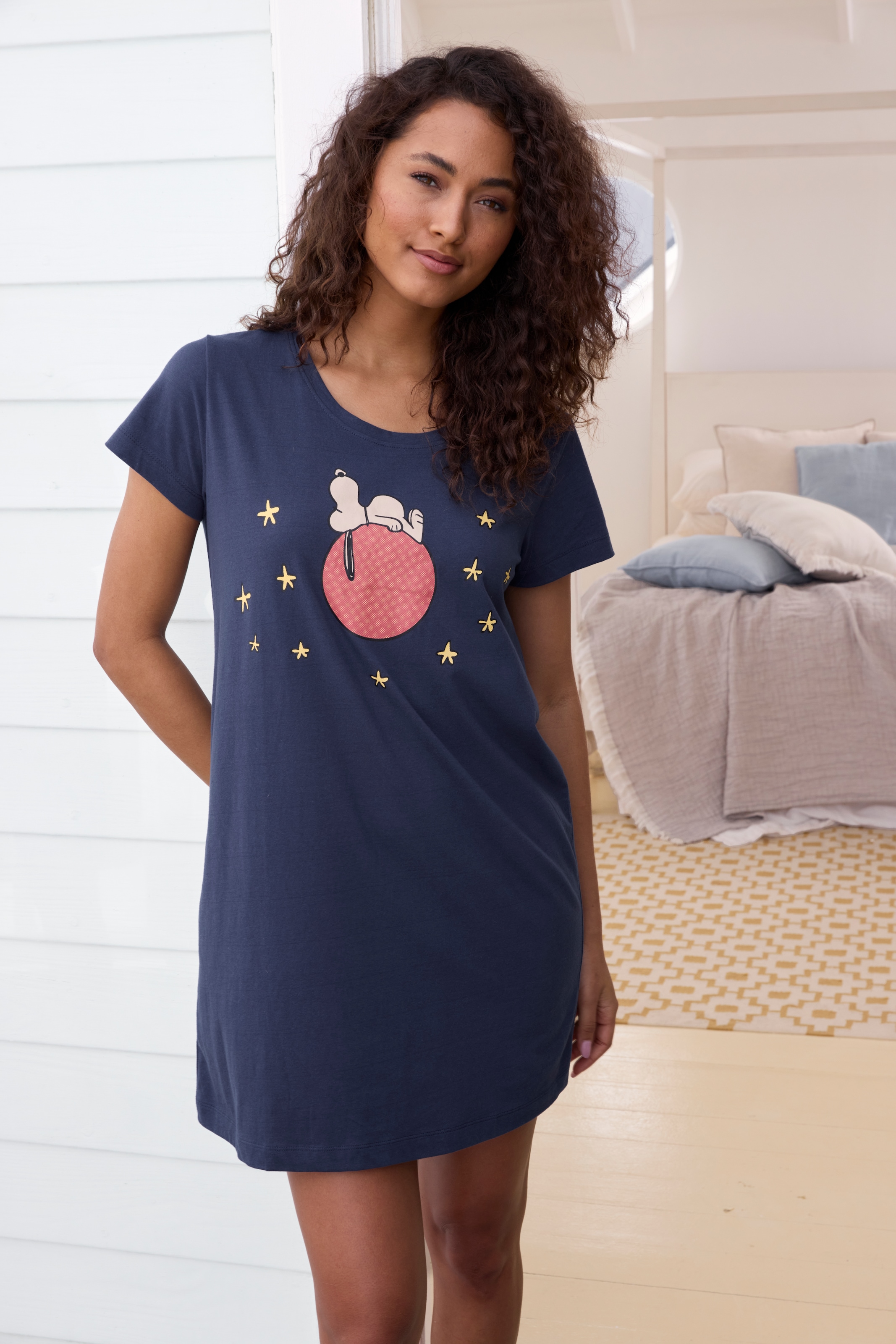 Image of Peanuts Nachthemd mit Snoopy-Druck