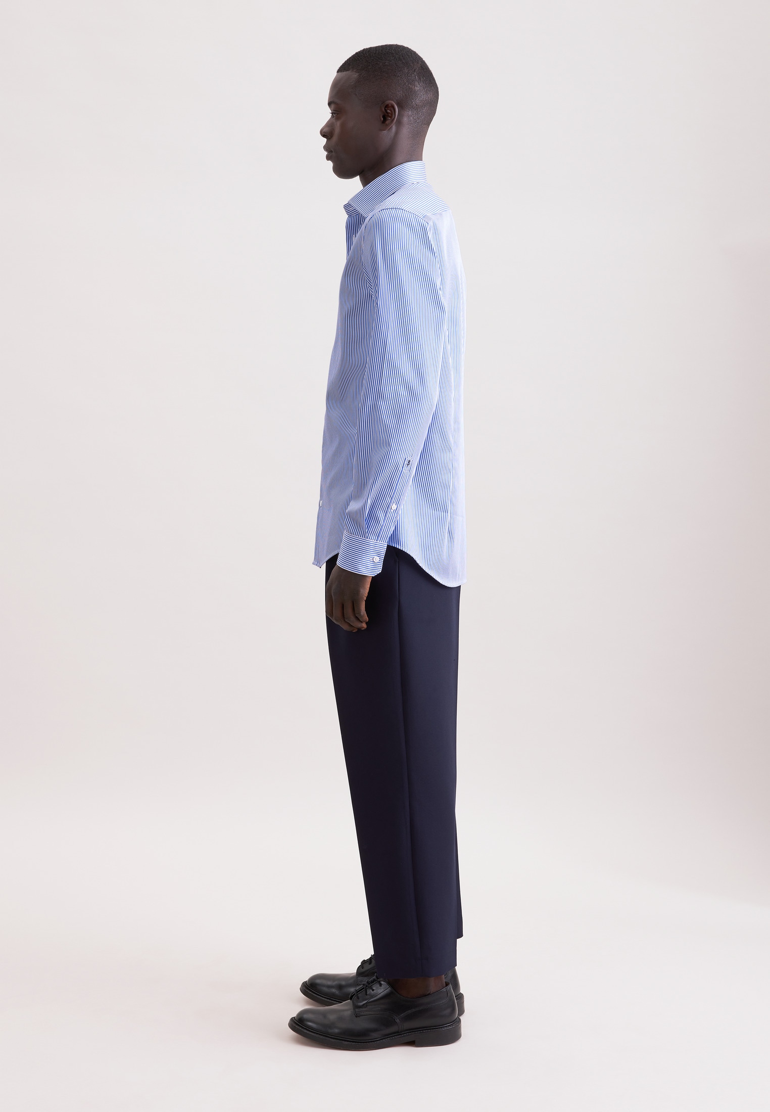 seidensticker Businesshemd »Schwarze Rose« Slim 1/1 Kentkragen Gestreift