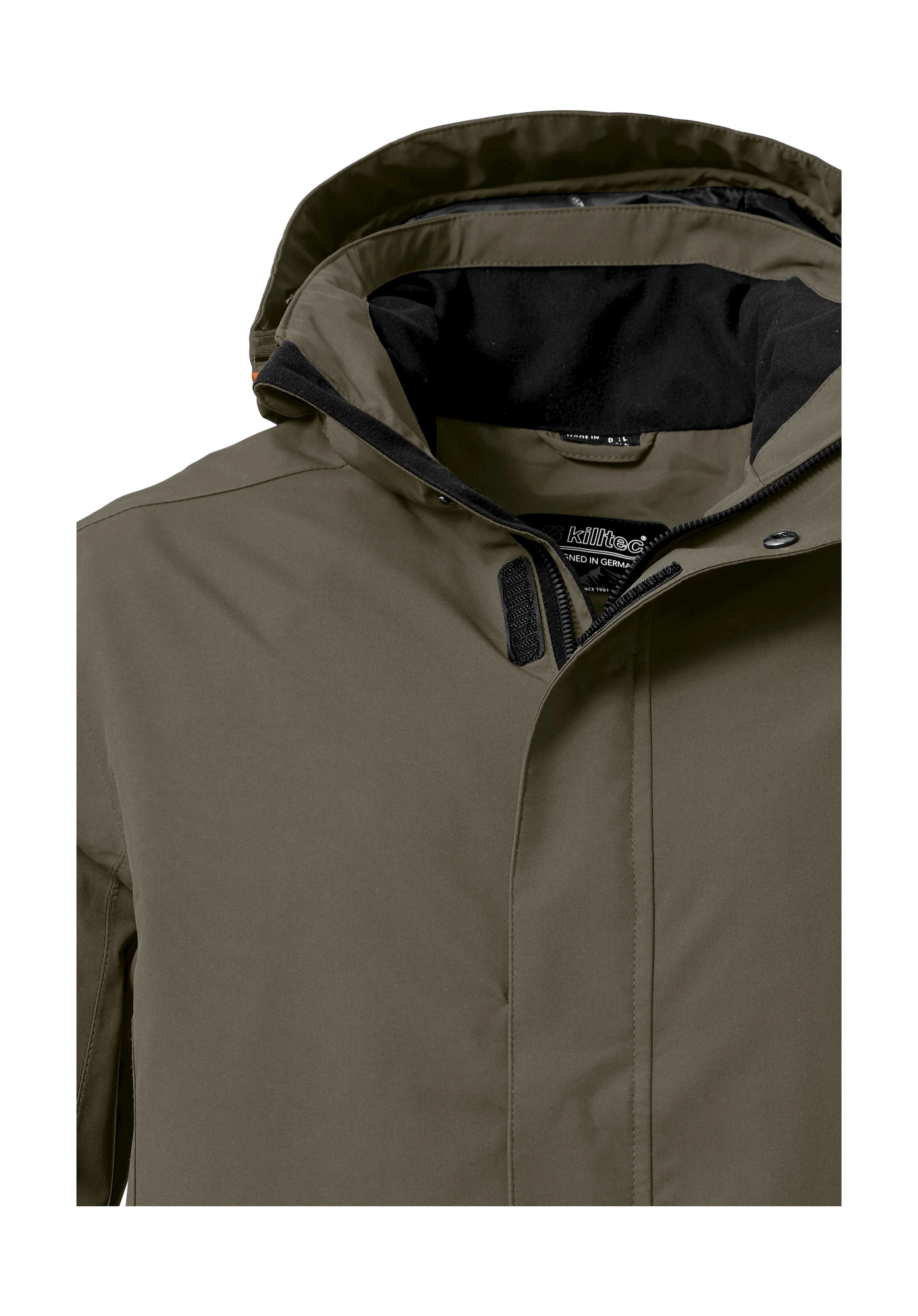 Killtec Outdoorjacke »KOS 87 MN JCKT_XENIOS«, 100% wasser- und winddicht, abzippbare Kapuze, verstellbare Bündchen