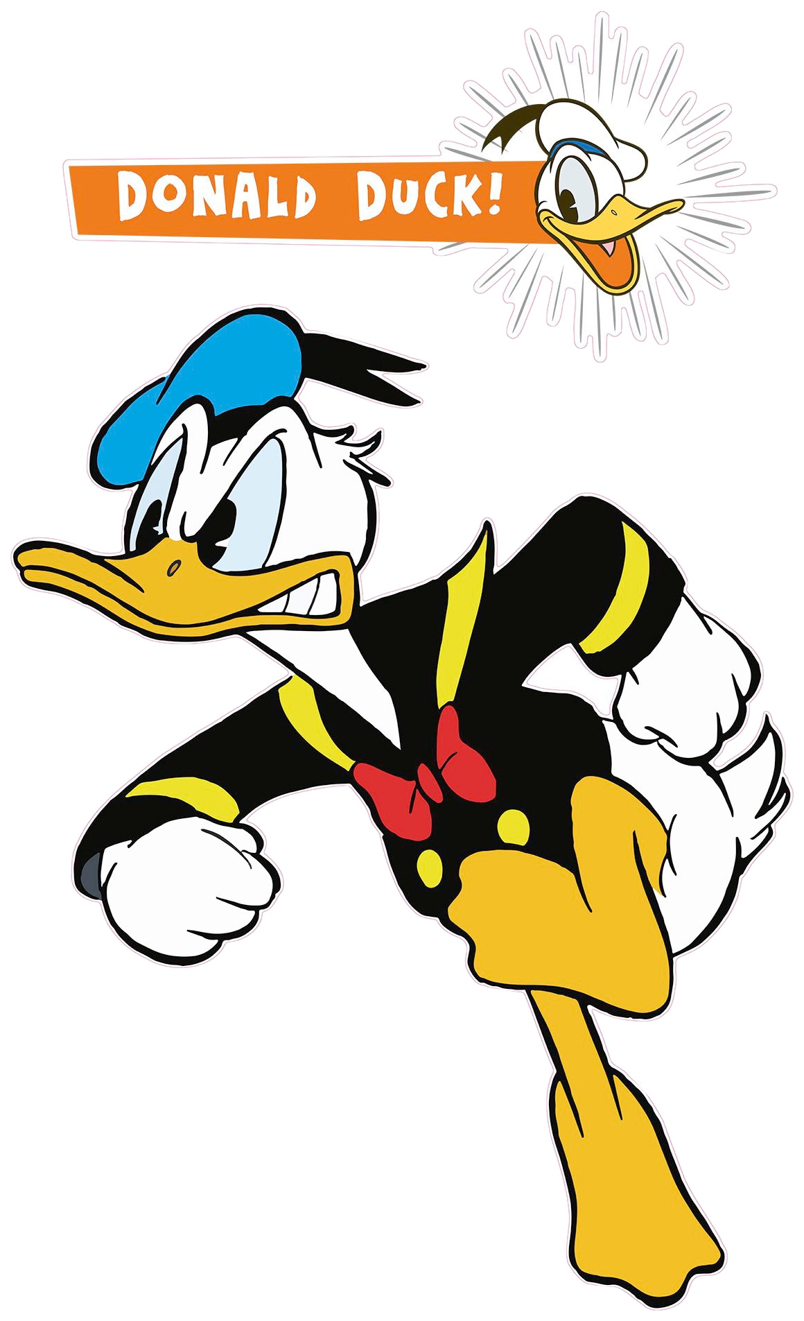 Komar Vliestapete »Donald angry XXL«, bedruckt-Comic-Retro, 127x200 cm (Breite  x Höhe), selbstklebendes Vlies günstig kaufen