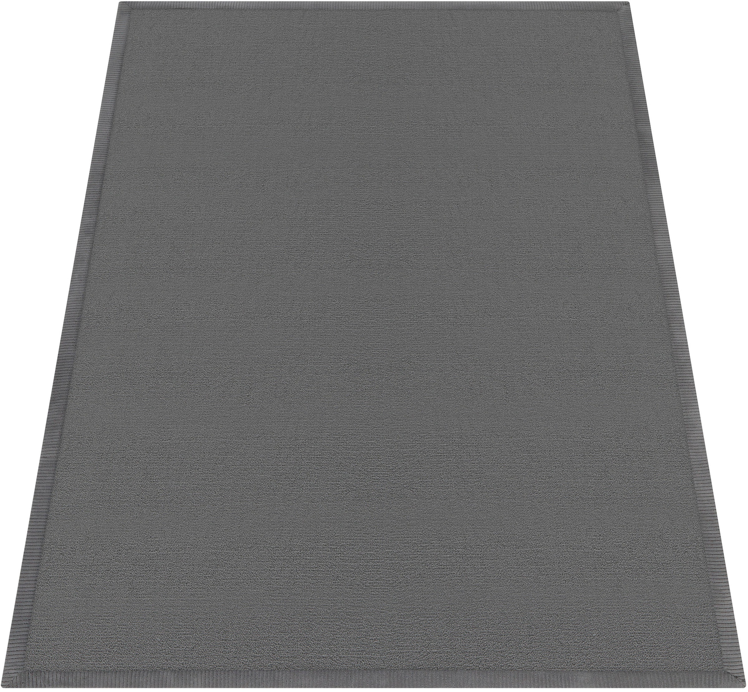 Image of Paco Home Teppich "Tatami 475" rechteckig 24 mm Höhe Kurzflor, Uni-Farben, mit Memory Foam, waschbar