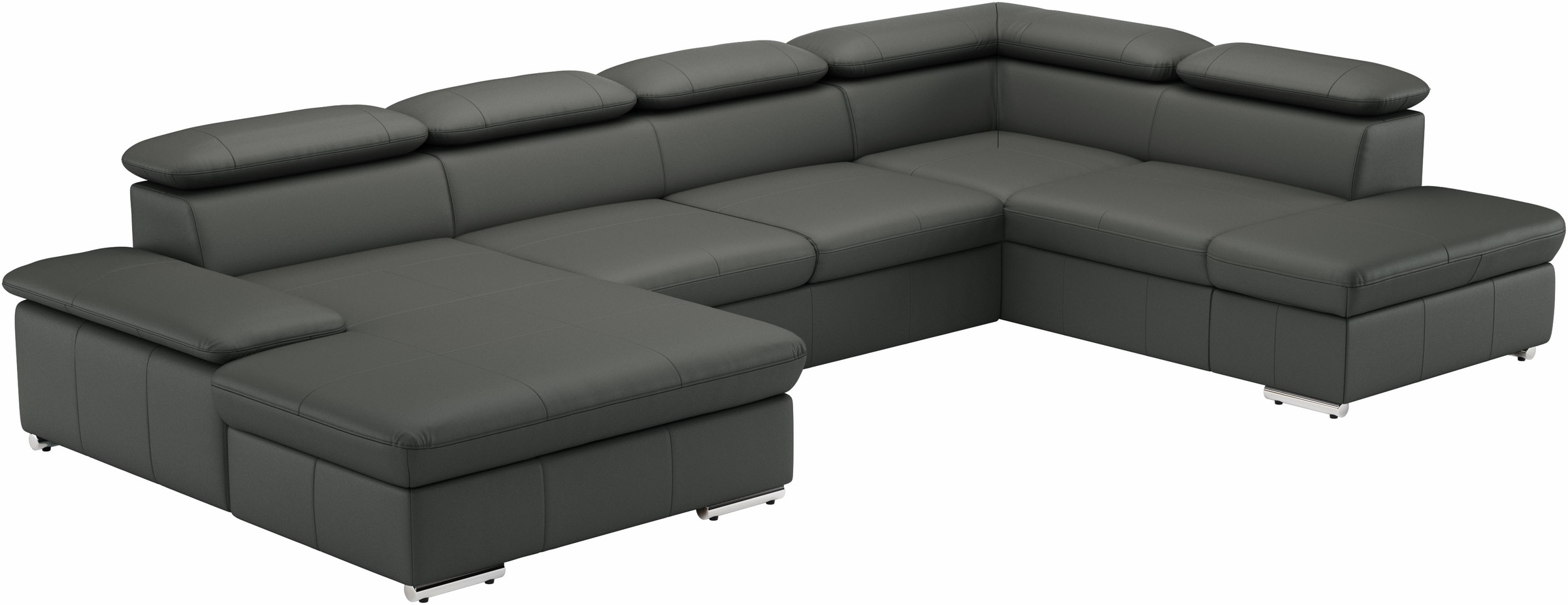 sit&more Wohnlandschaft »Valantine U-Form«, inkl. Kopf- und Armteilverstellung, wahlweise mit Bettfunktion