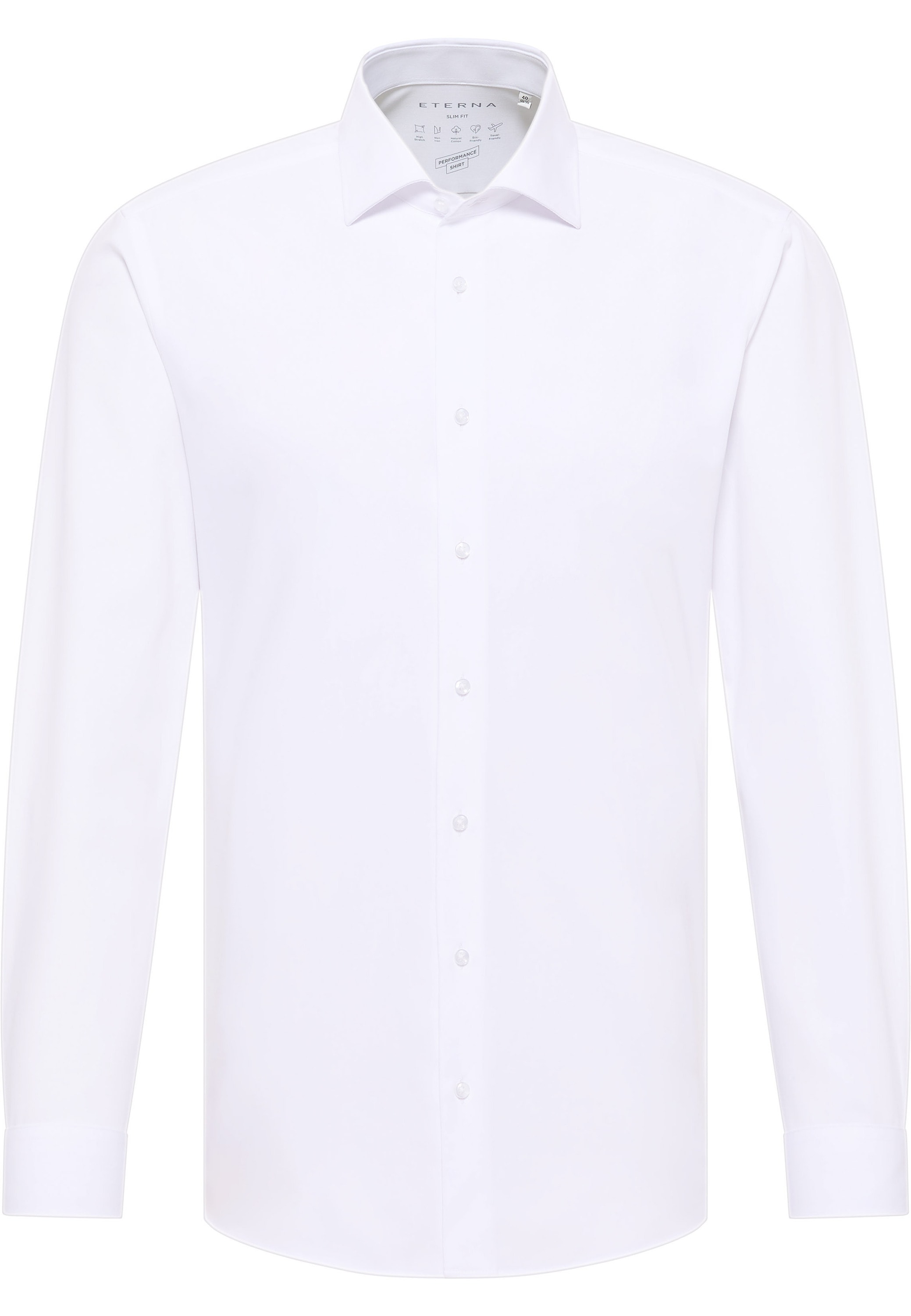 Eterna Langarmhemd »SLIM FIT«, NON IRON (bügelfrei)
