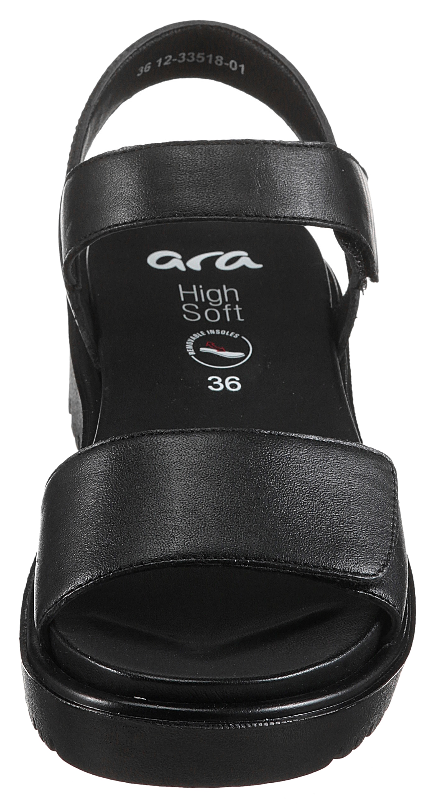 Ara Keilsandalette »BILBAO«  , Sommerschuh, Sandale, Keilabsatz, Klett, Weite G (weit)