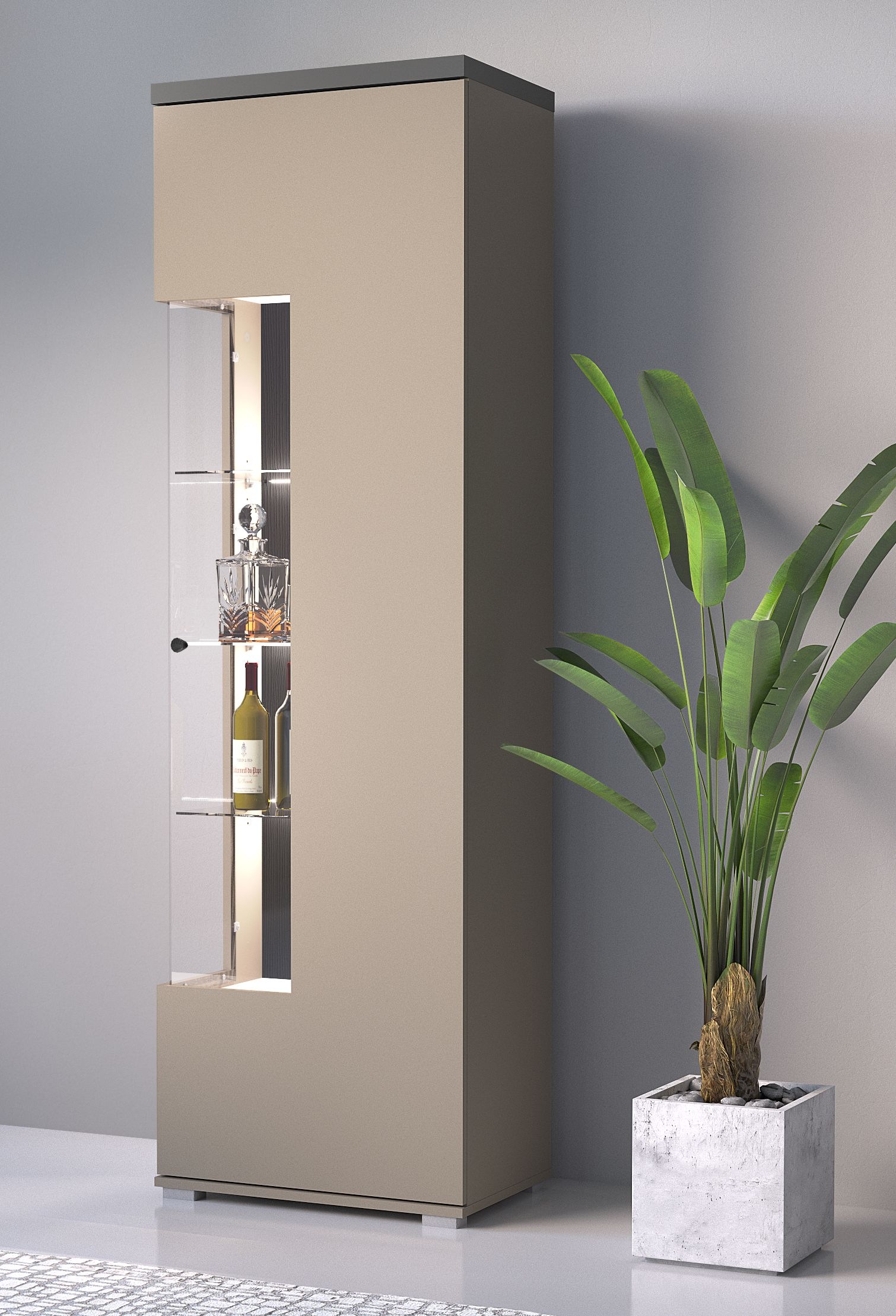 Image of Home affaire Vitrine "Serio" Breite 55 cm