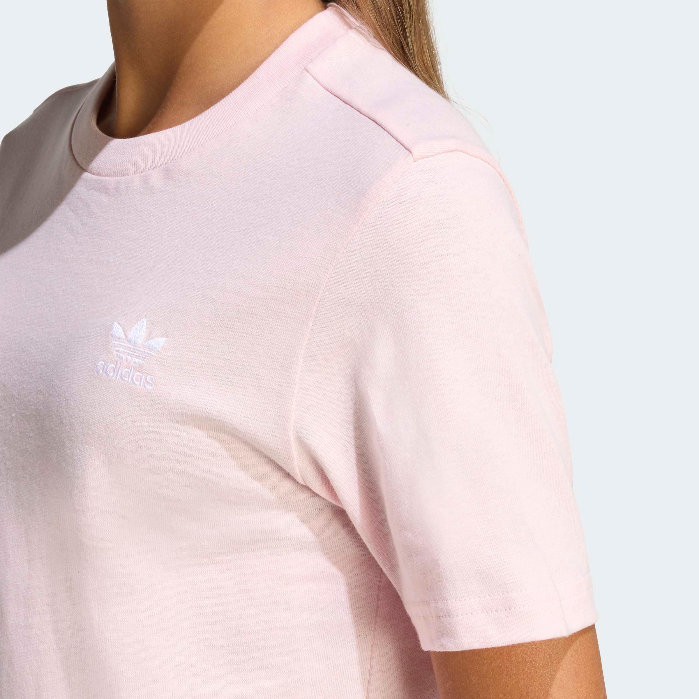 adidas Originals T-shirt »TEE« für Kinder und Teens, mit gerippten Details, mit Rundhalsausschnitt