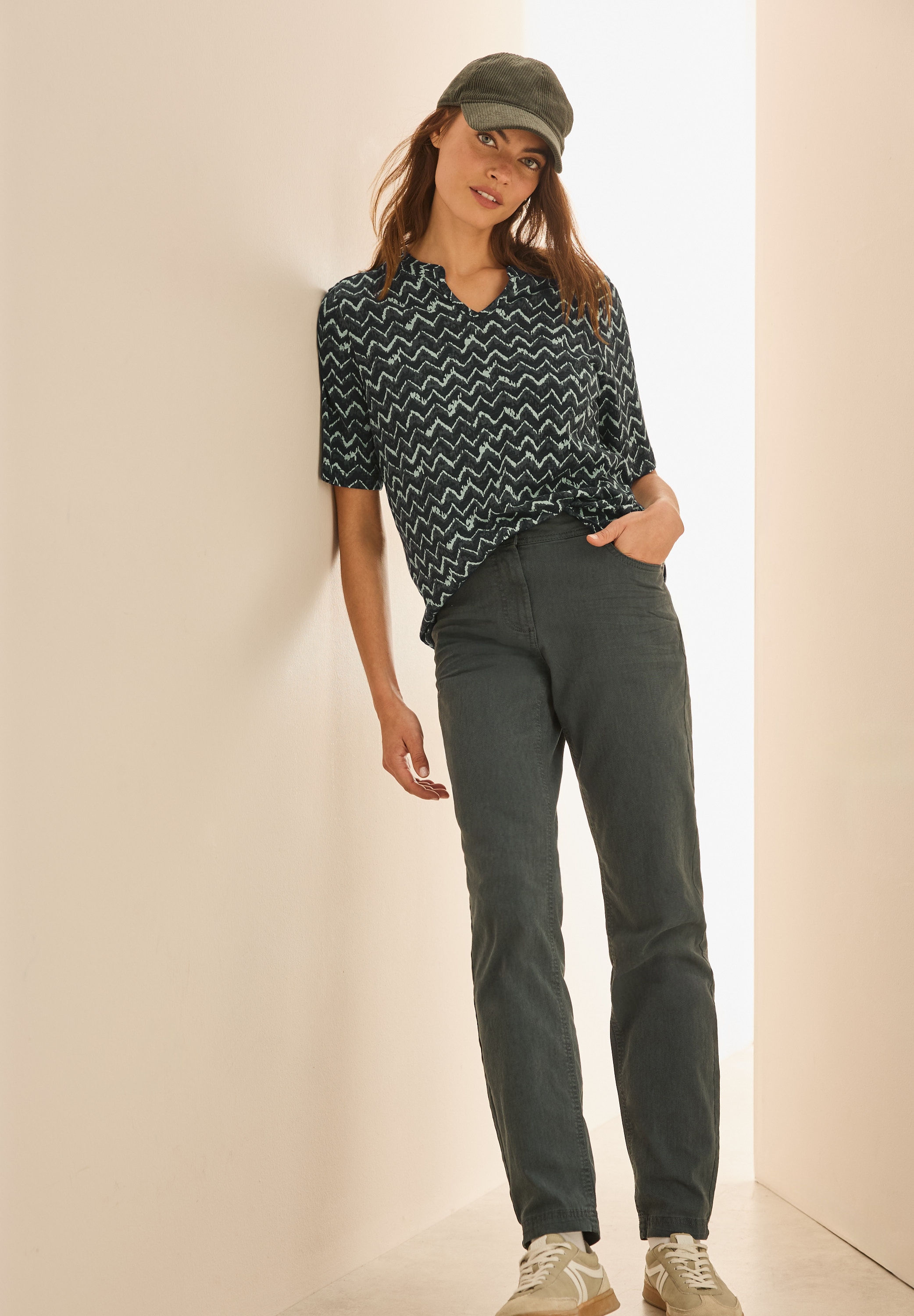 Cecil Tunikashirt, mit All-Over Print