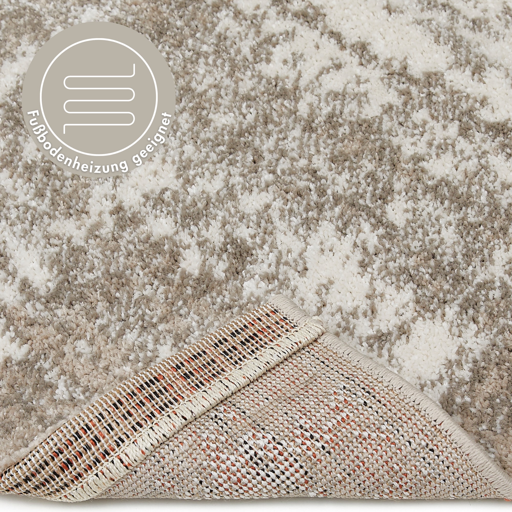 Andiamo Teppich »Campos«, rechteckig, 10 mm Höhe, Kurzflor, modernes Design, Wohnzimmer