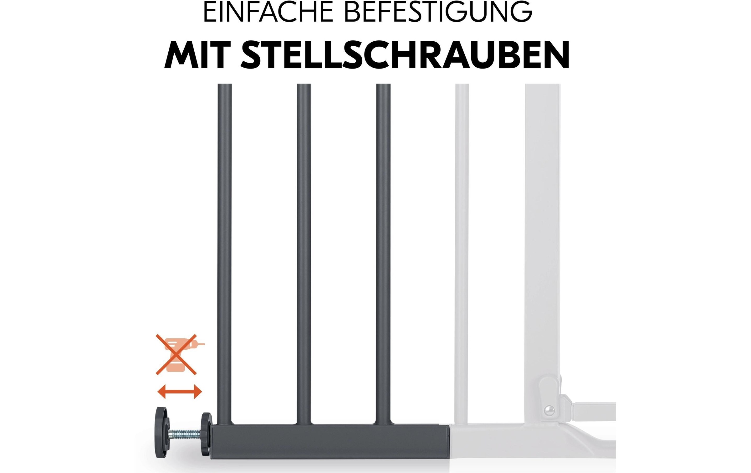 Hauck Verlängerung für Türschutzgitter »Safety Gate Extension 21 cm«