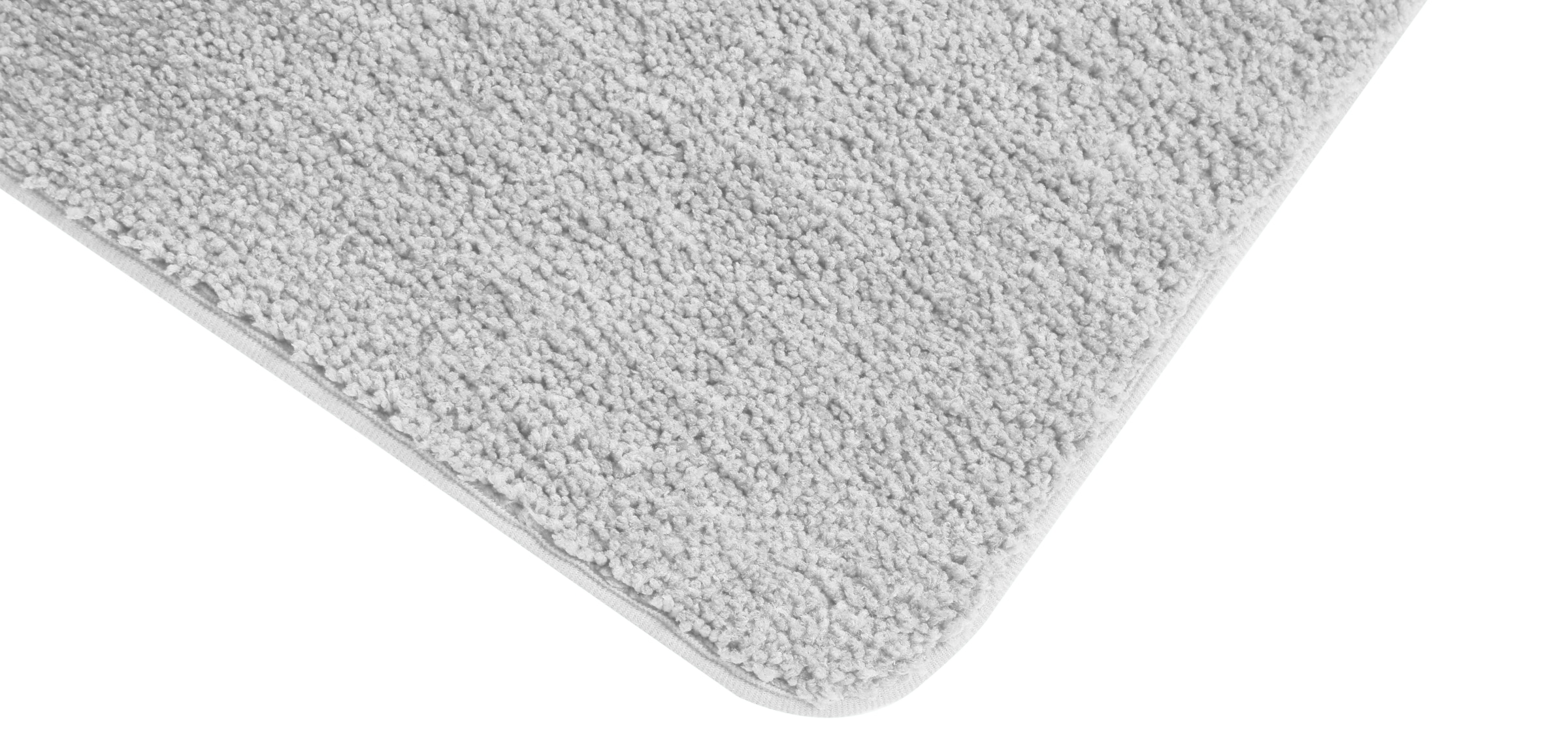 my home Badematte »Regona, Badteppich, Badvorleger, Badezimmer Teppich«, rutschhemmend beschichtet, fussbodenheizungsgeeignet-schnell trocknend-strapazierfähig, Uni Farben, besonders weich, als rechteckig und halbrund erhältlich