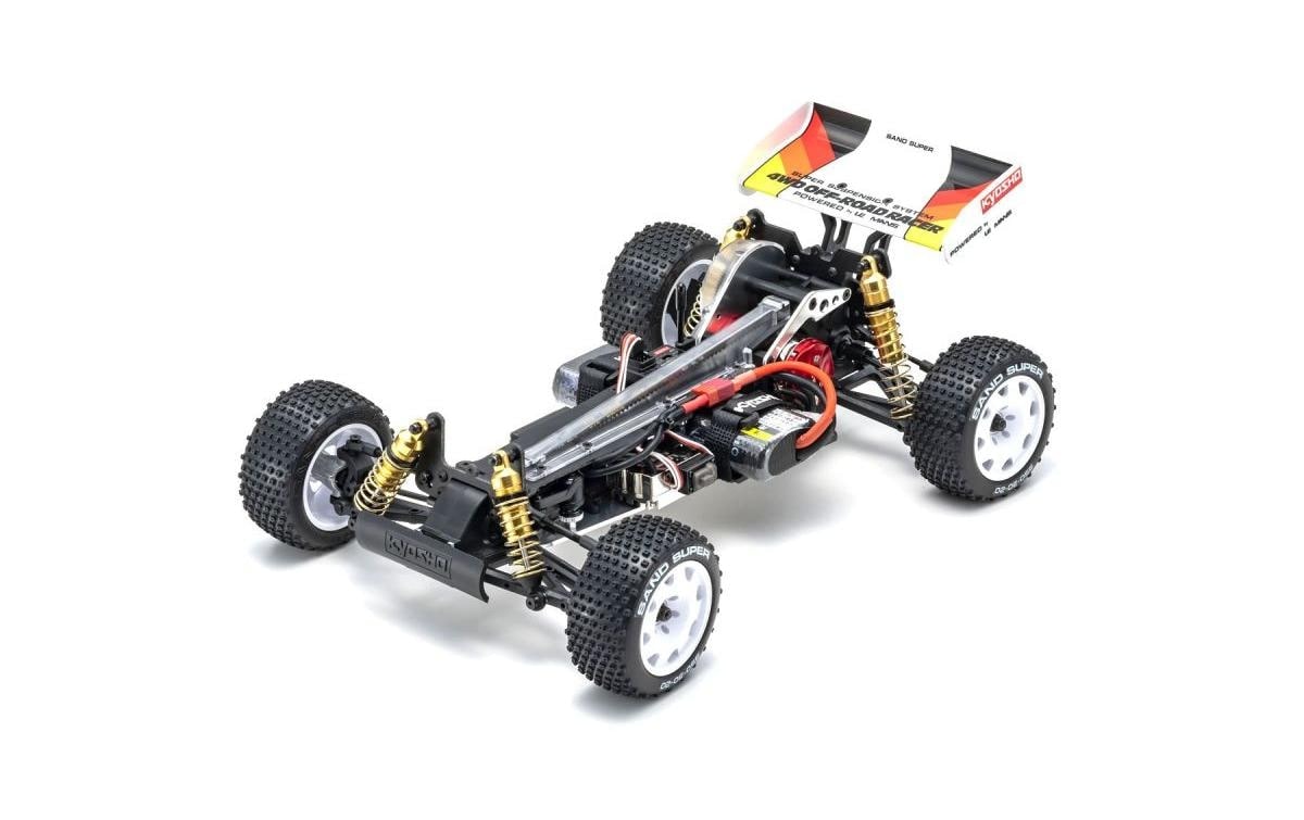 RC-Buggy »Kyosho Optima Mid, 4WD, Legendary Series Bausatz,«, Unlackiert
