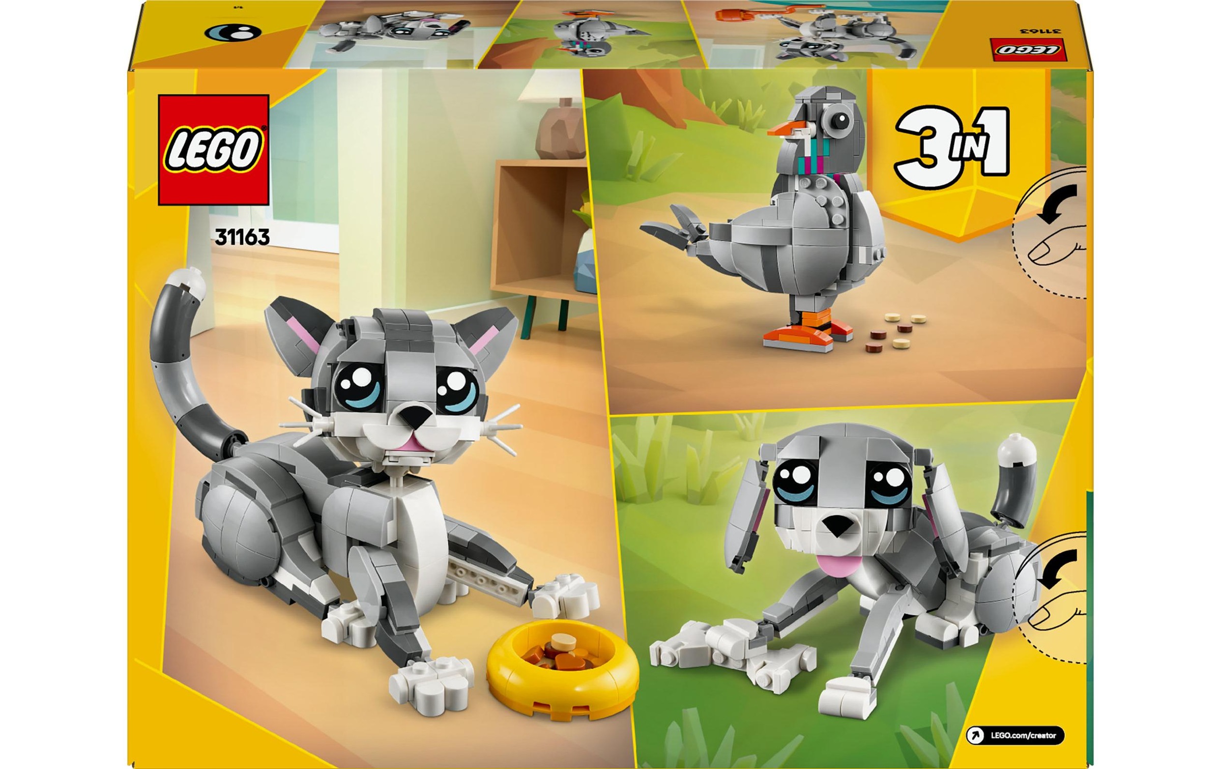 LEGO® Briques de jeu »Creator Graue Katze 31163«