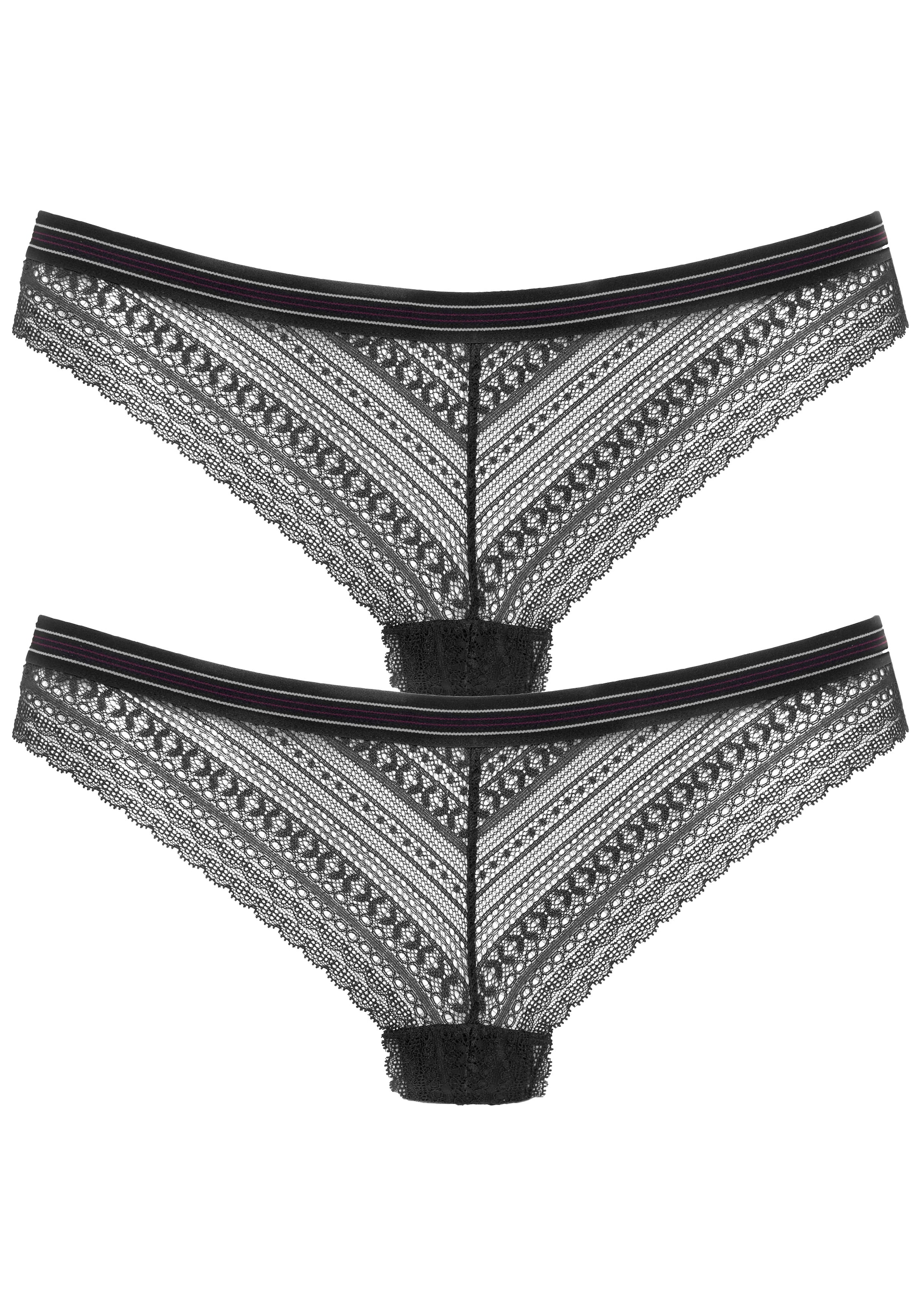 Image of s.Oliver Brasilslip aus grafischer Spitze