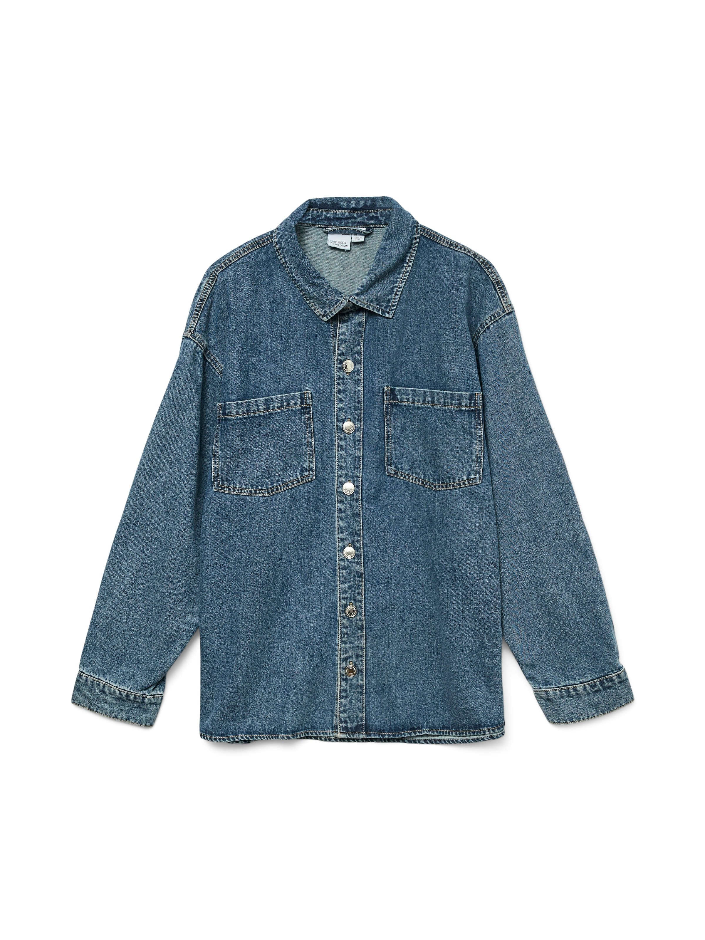 Vero Moda Jeansbluse »VMJENNIE LS OVERSIZE DENIM SHIRT GA NOOS«